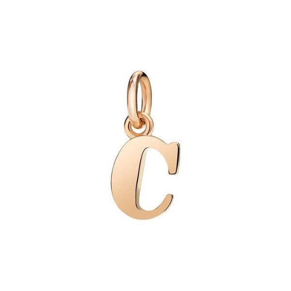 Pendentif DoDo Lettre C En Or Rose - Or Rose 375/1000ème - Rose