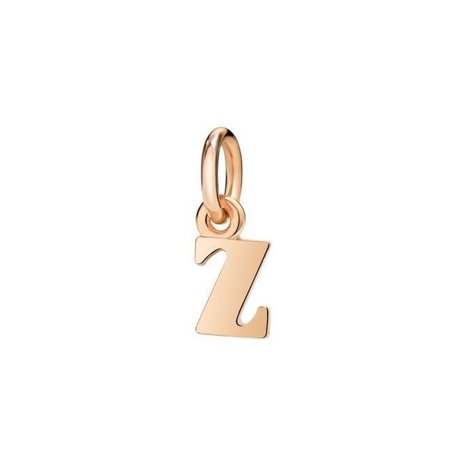 Pendentif DoDo mini Lettre Z en Or rose