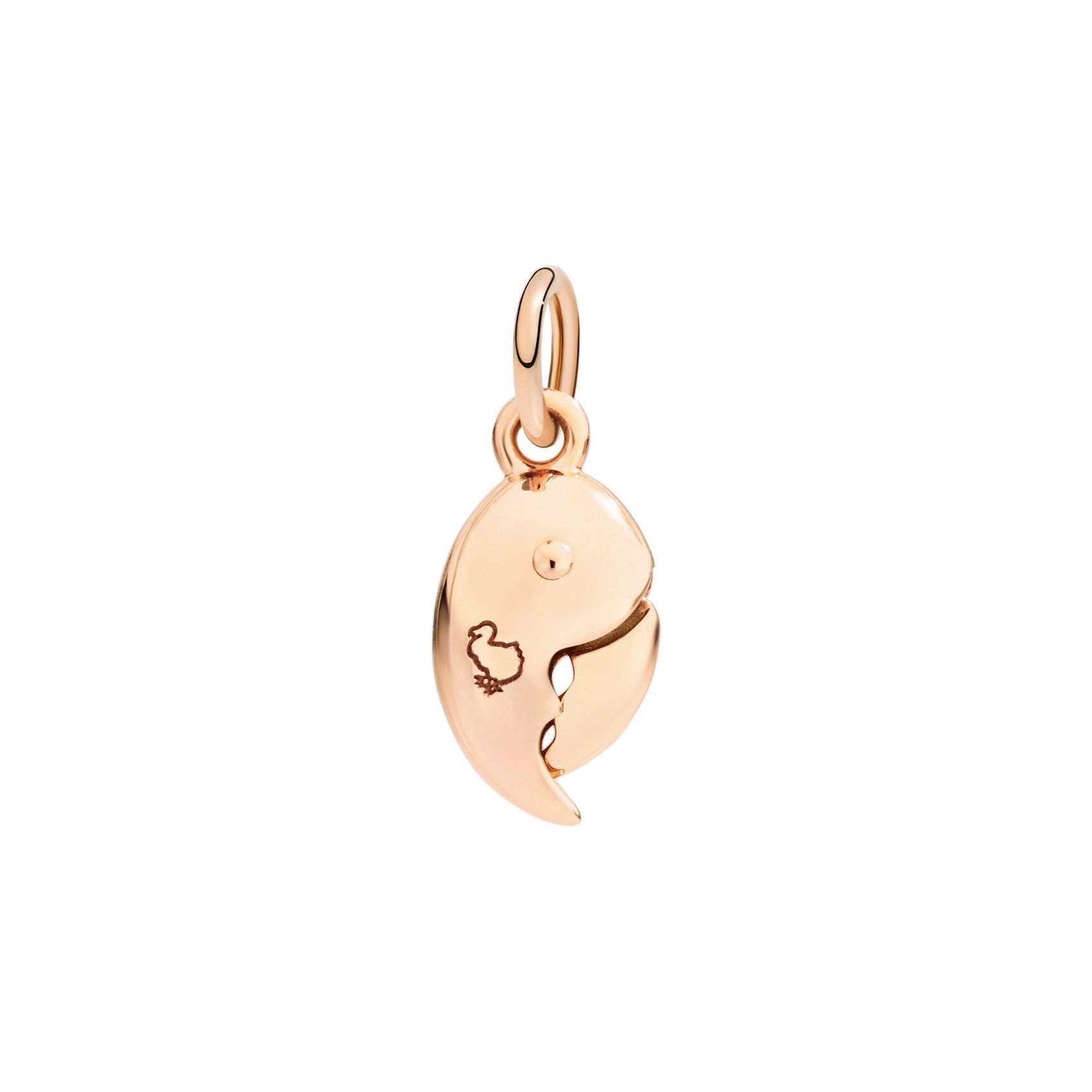 Pendentif Dodo Cancer en or rose