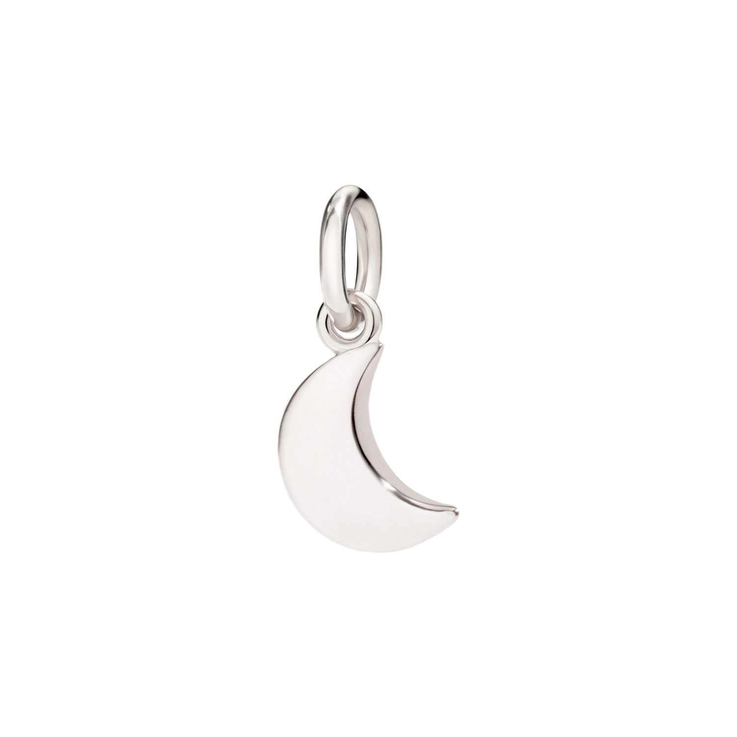 Pendentif DoDo Lune en or blanc et rhodium