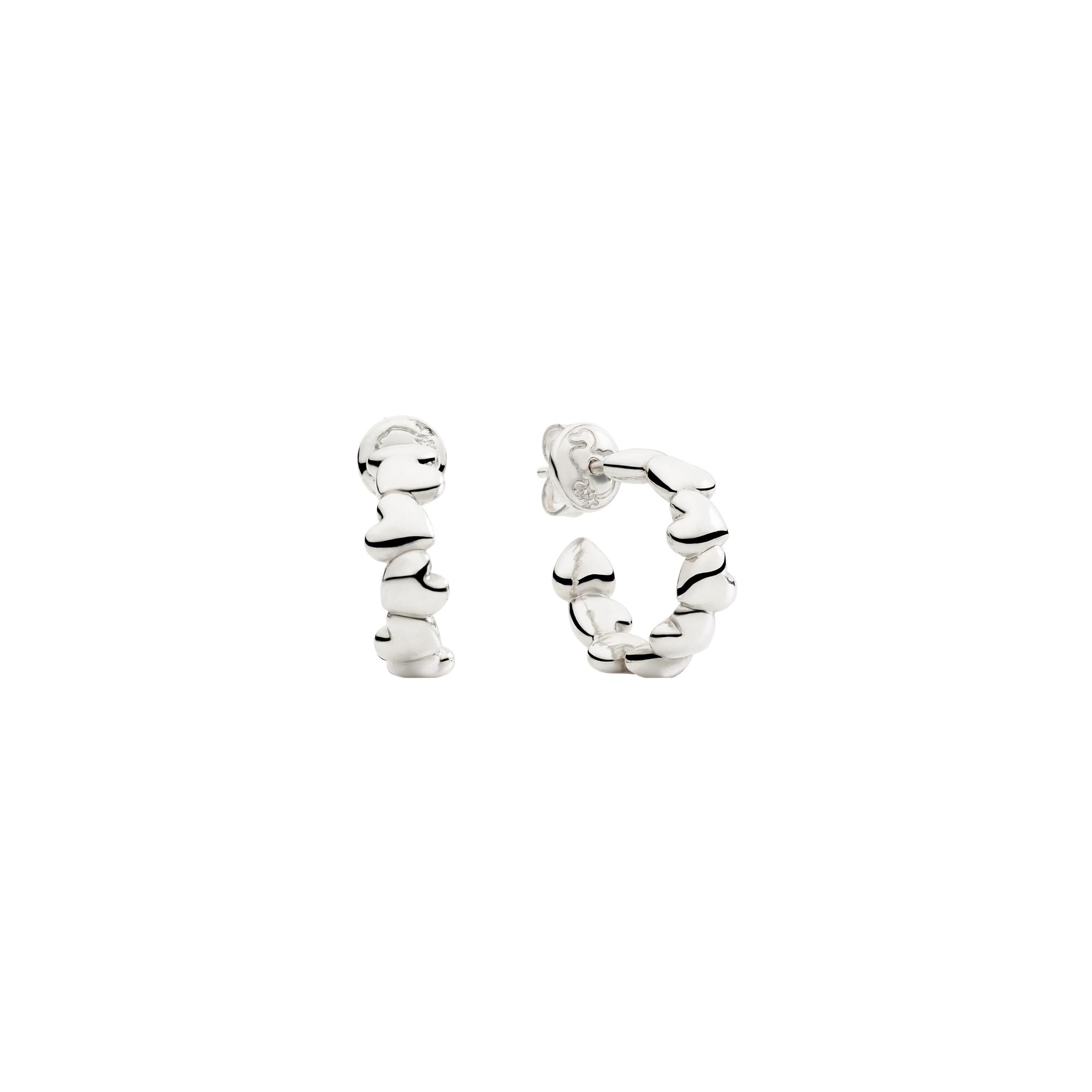 Boucles D'oreilles Dodo Cuore Cœur En Argent - Argent 925/1000ème