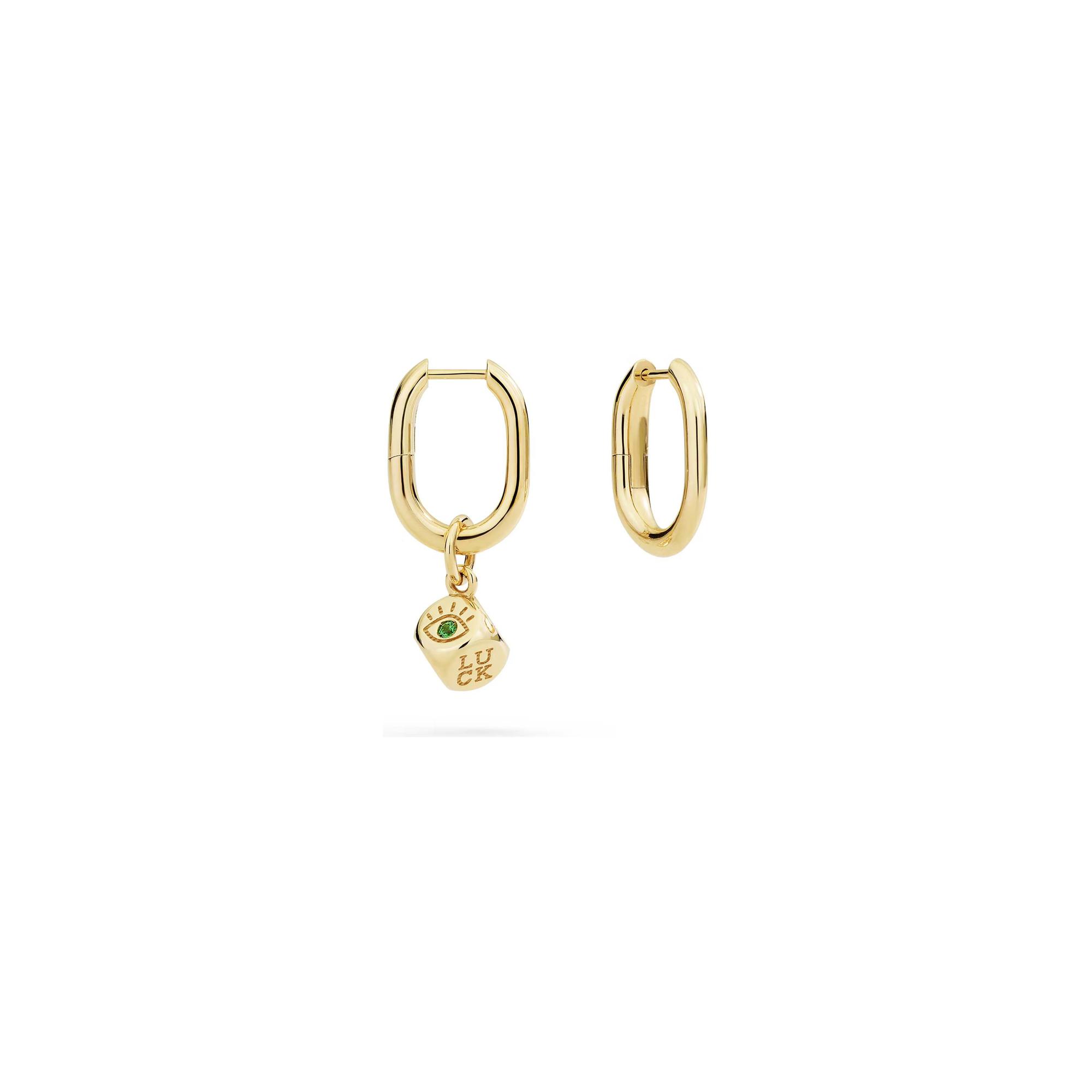 Boucles d'oreilles créoles Dodo Essentials en or jaune