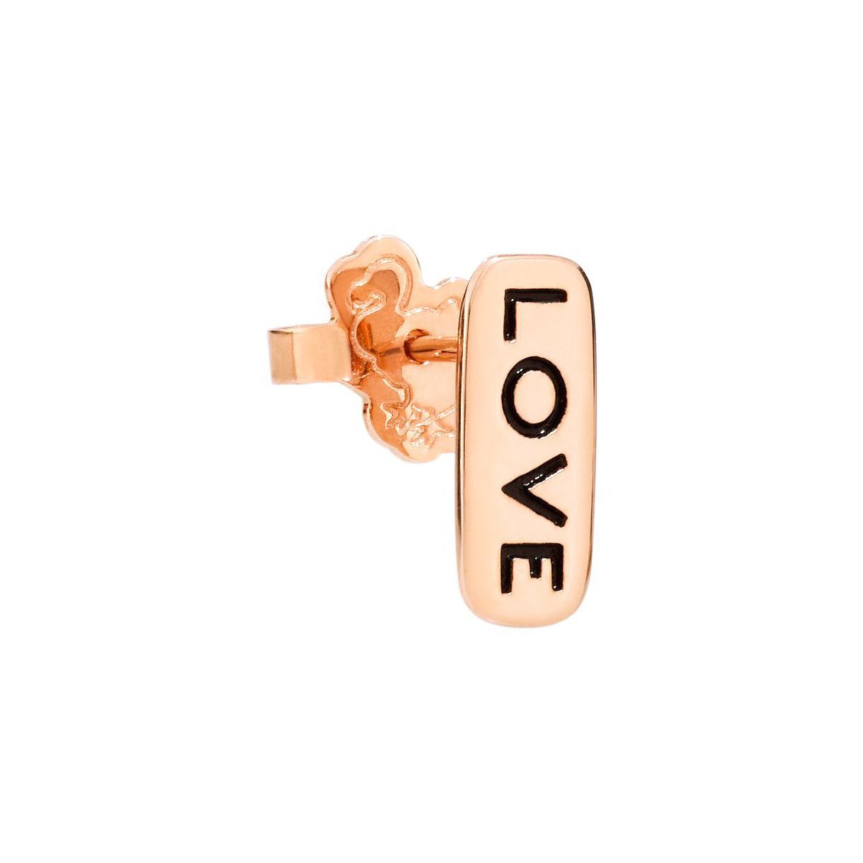 Mono boucle d'oreille Dodo Love en or rose