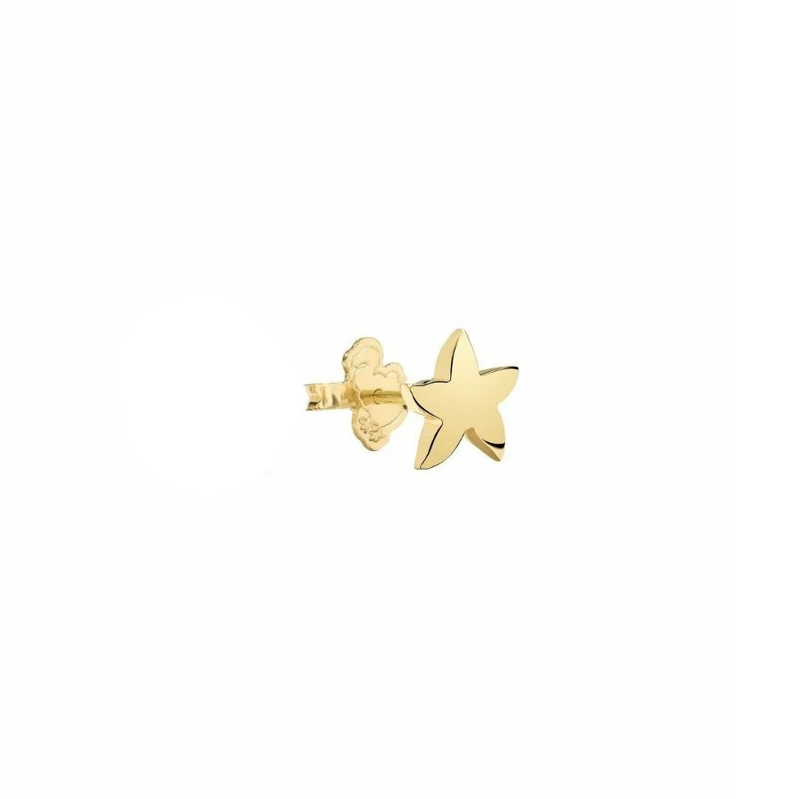 Mono Boucle D'oreille DoDo Petite Etoile De Mer En Or Jaune - Or Jaune 375/1000ème - Jaune