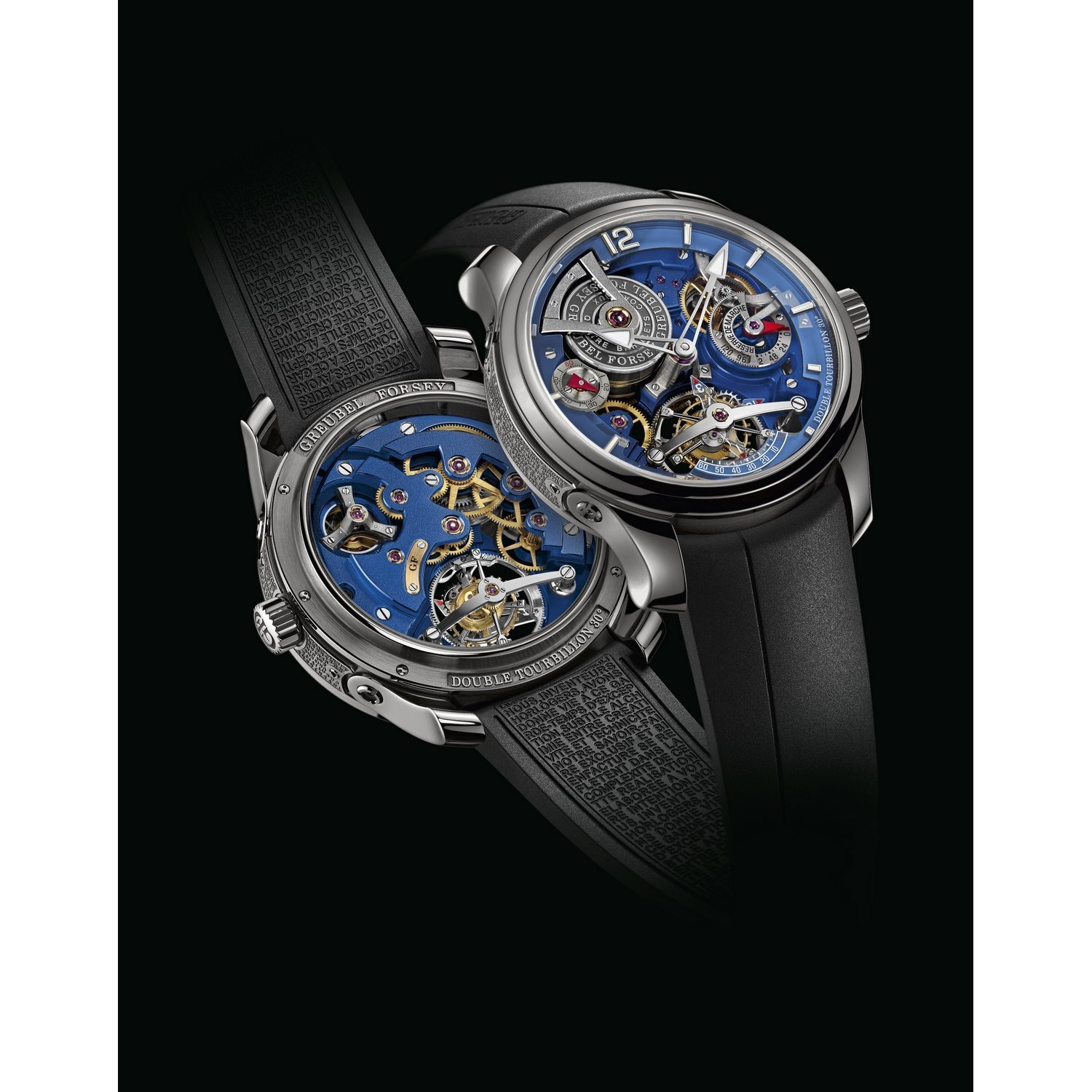 Achat Montre Greubel Forsey Double Tourbillon Technique Blue