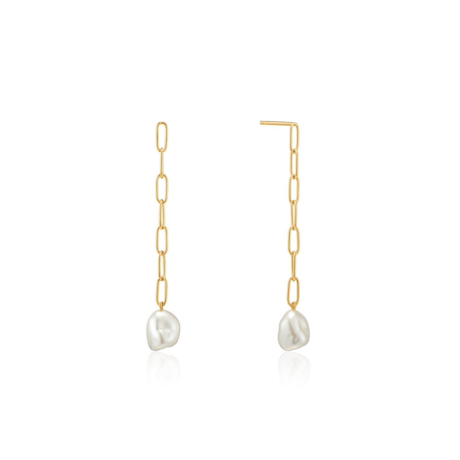 ANIA haie plaqué or orbite Twist Boucles d/'oreilles