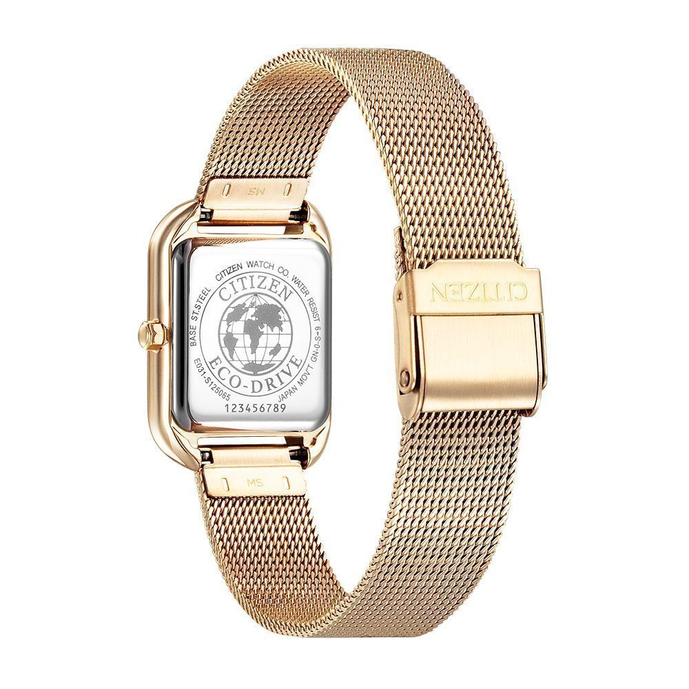 citizen eco drive rectangular