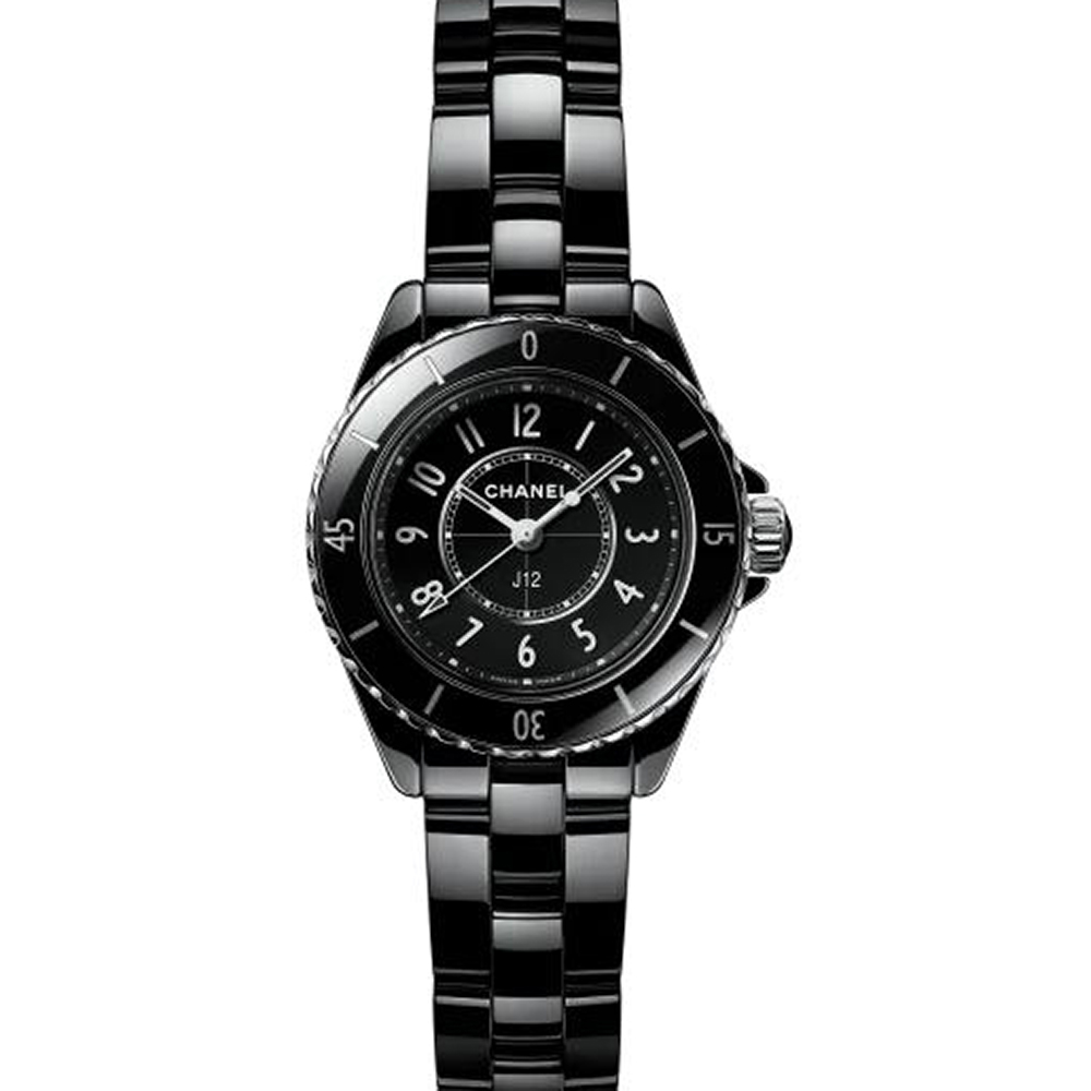 Montre Chanel J12, 28mm cadran Noir bracelet Céramique H10133