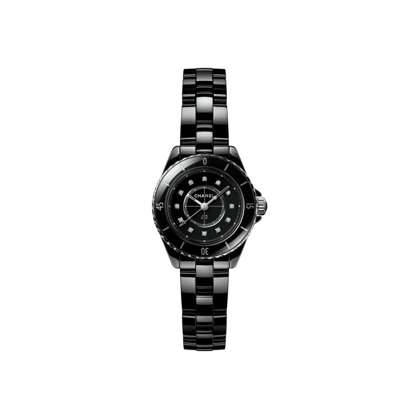 Montre Chanel J12, 28mm cadran Noir bracelet Céramique H10135