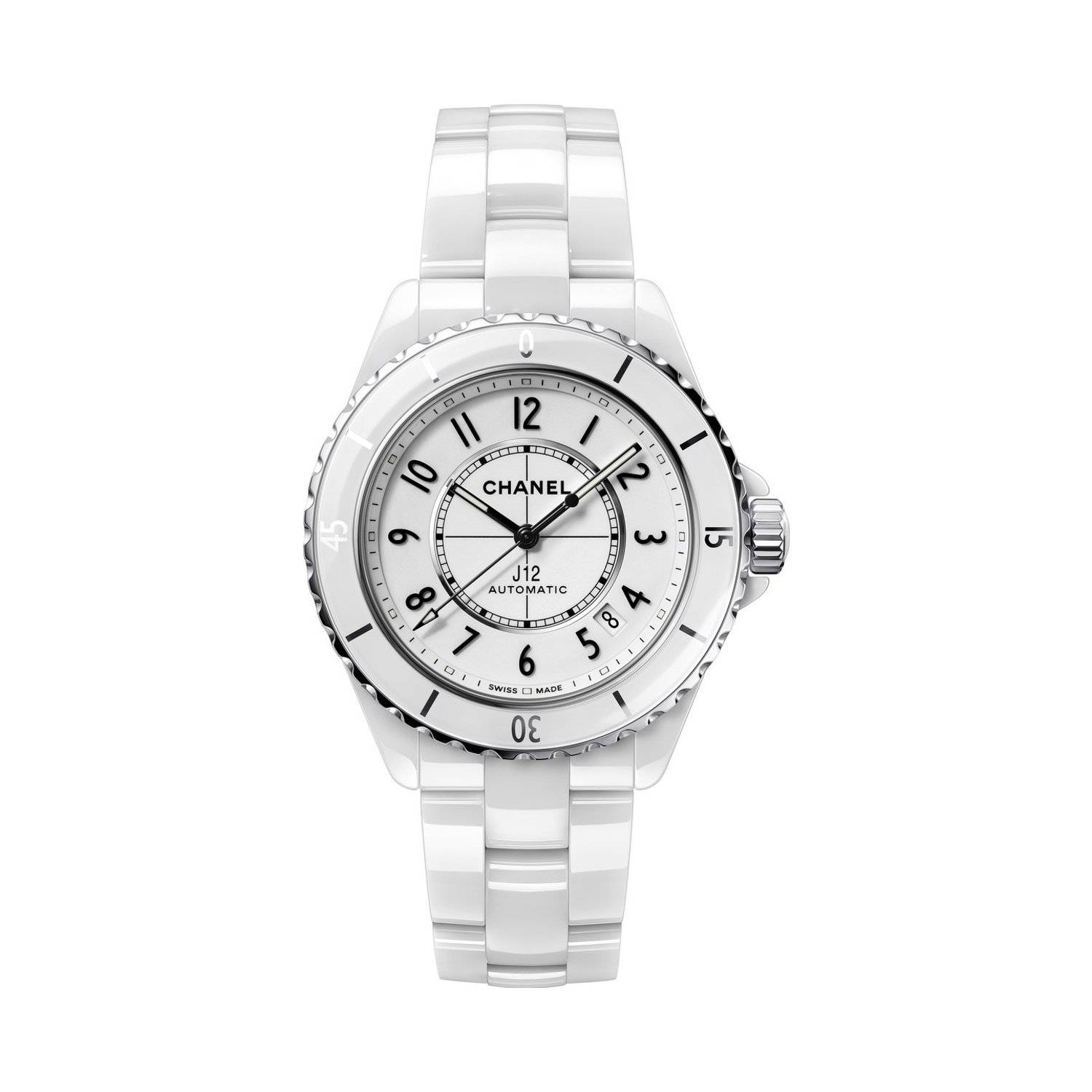Montre CHANEL J12 Calibre 12.1, 38mm bracelet Céramique H5700
