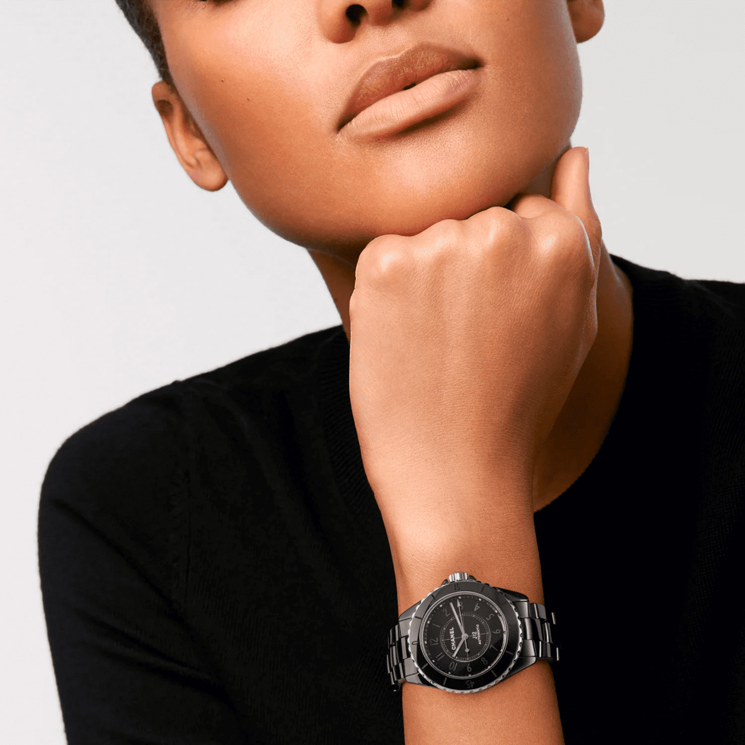 Montre CHANEL J12 Phantom Calibre 12.1, 38mm bracelet Céramique H6185
