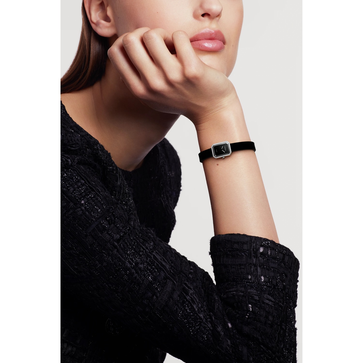 Montre CHANEL PREMIÈRE RUBAN bracelet Caoutchouc H7942