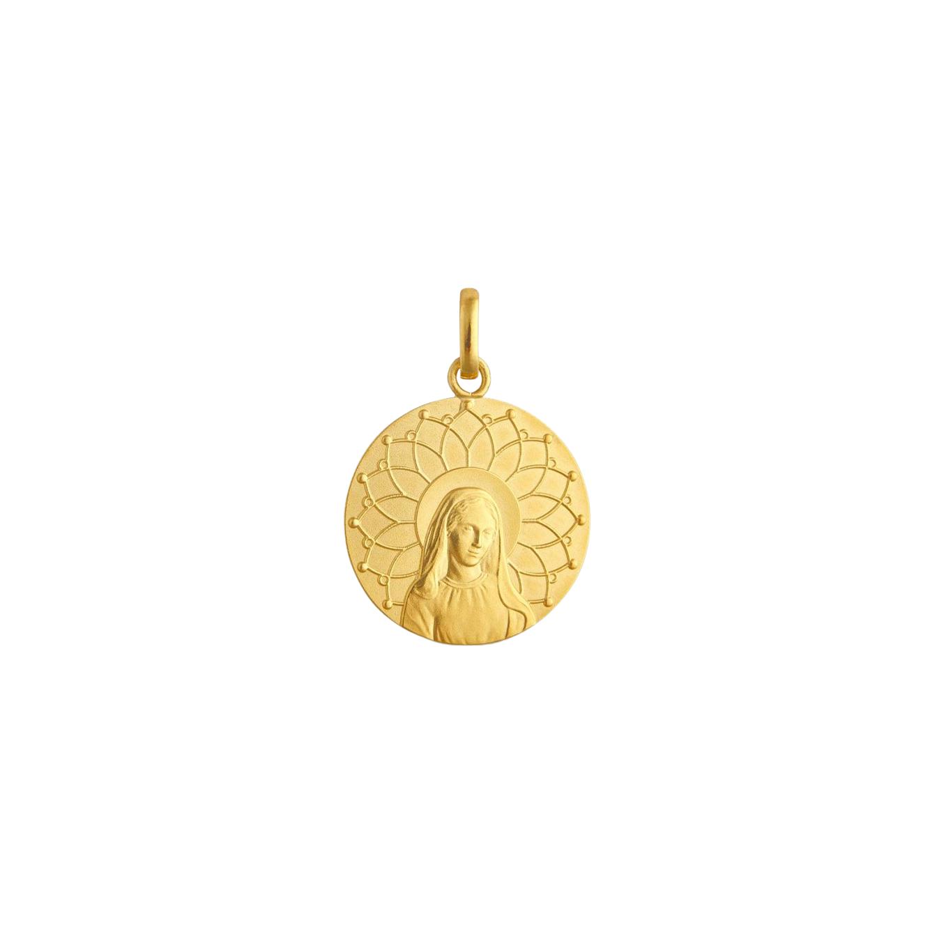 Médaille Arthus Bertrand Vierge à l'Auréole en or jaune satiné