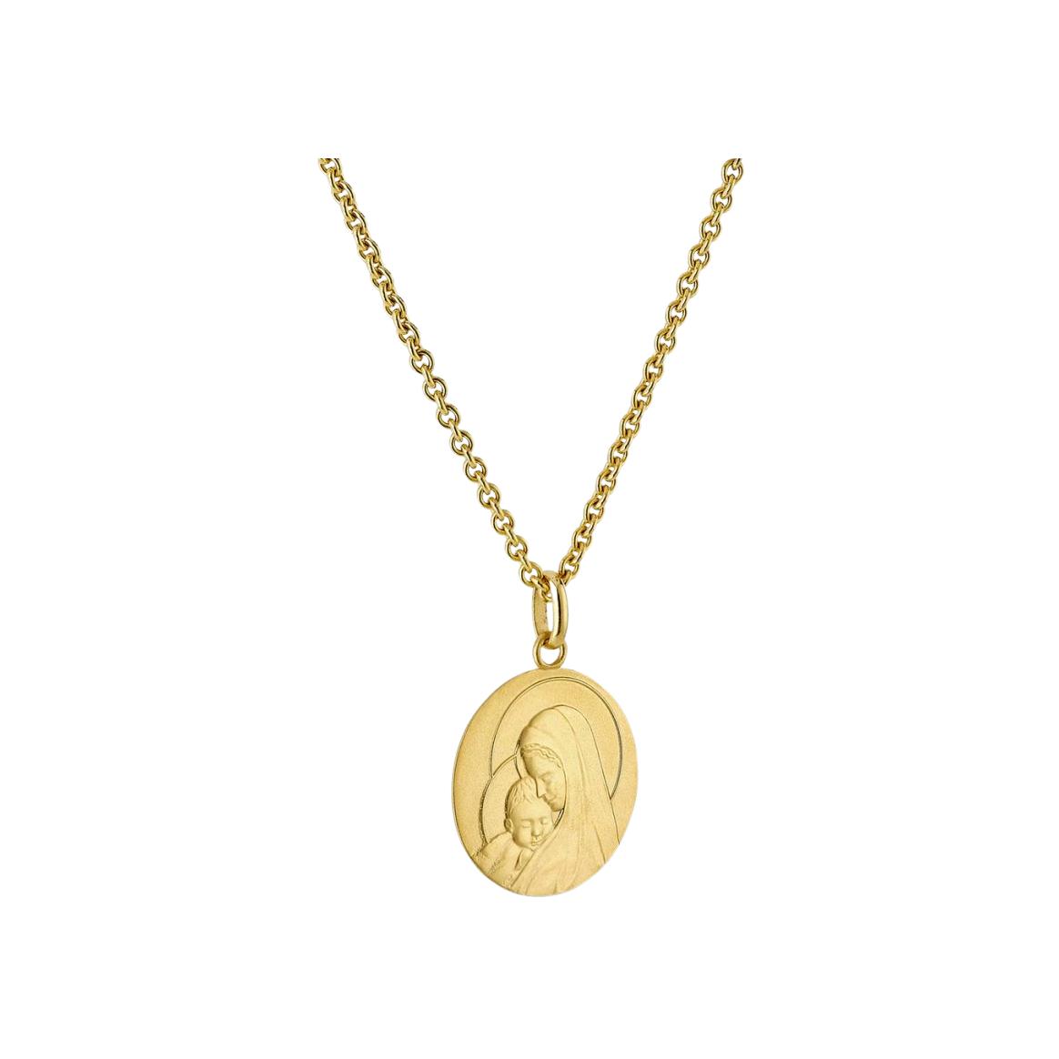 Médaille Arthus Bertrand Douce Mère en or jaune satiné, 18mm