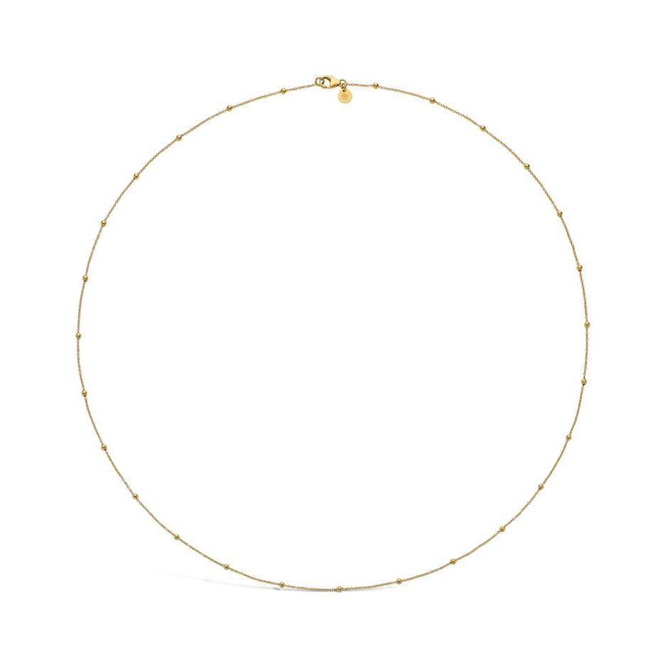 Chaîne boules Arthus Bertrand en or jaune, 45cm