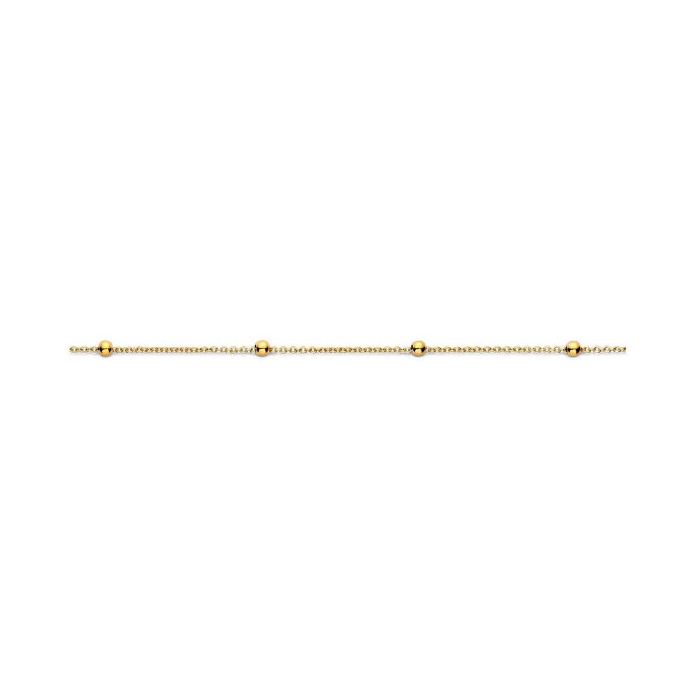 Chaîne boules Arthus Bertrand en or jaune, 45cm