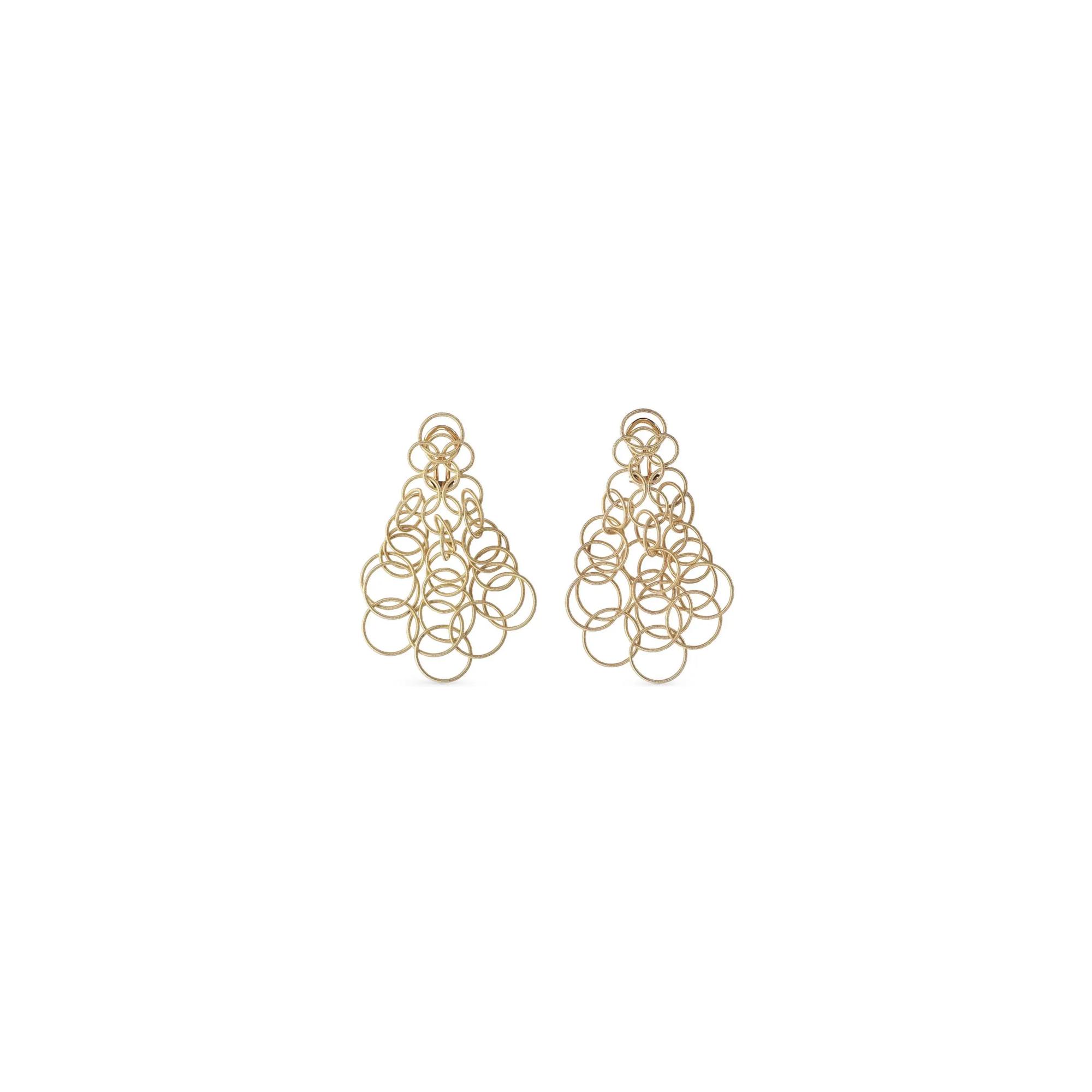Boucles d'oreilles Buccellati Hawaii en or rose