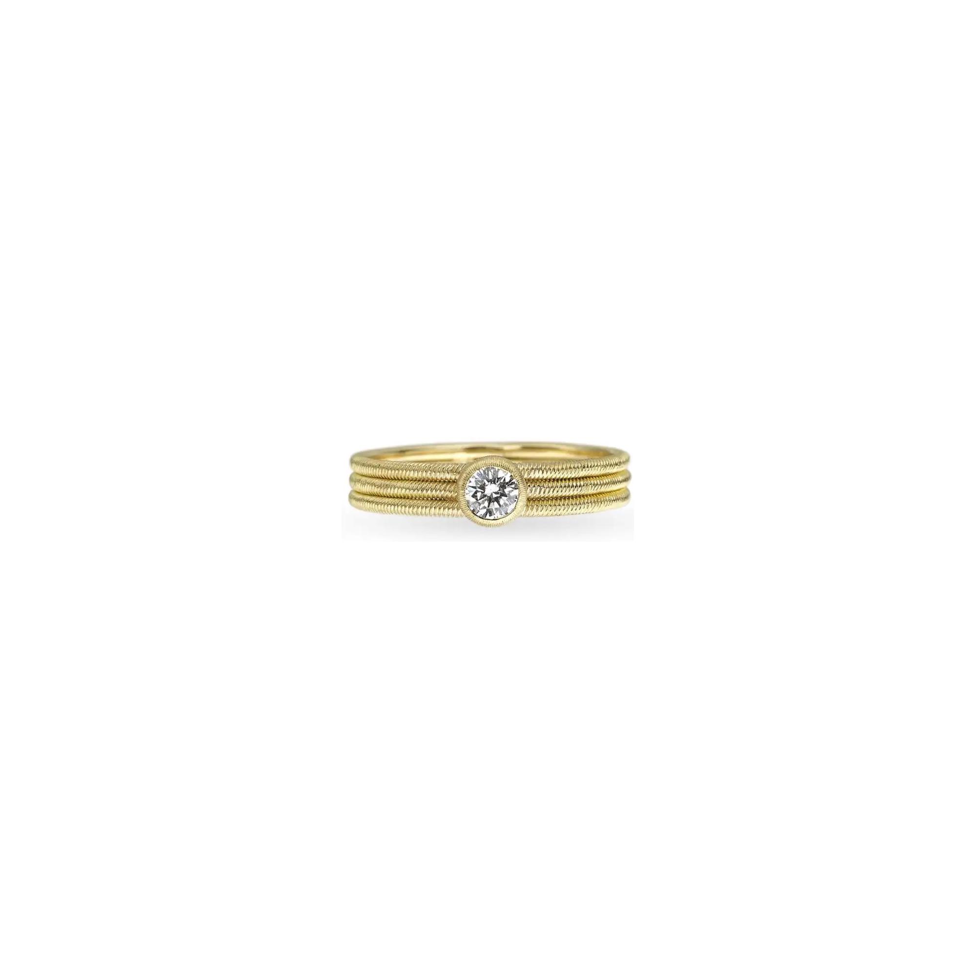 Bague Buccellati Hawaii en or jaune et diamant