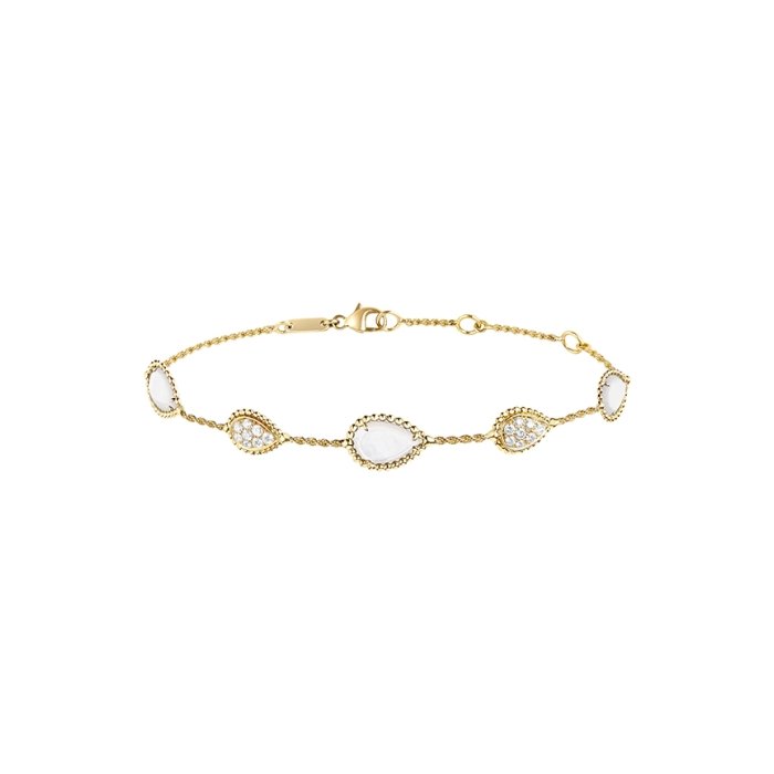 Achat Bracelet Boucheron Serpent Bohème cinq motifs serti de nacre
