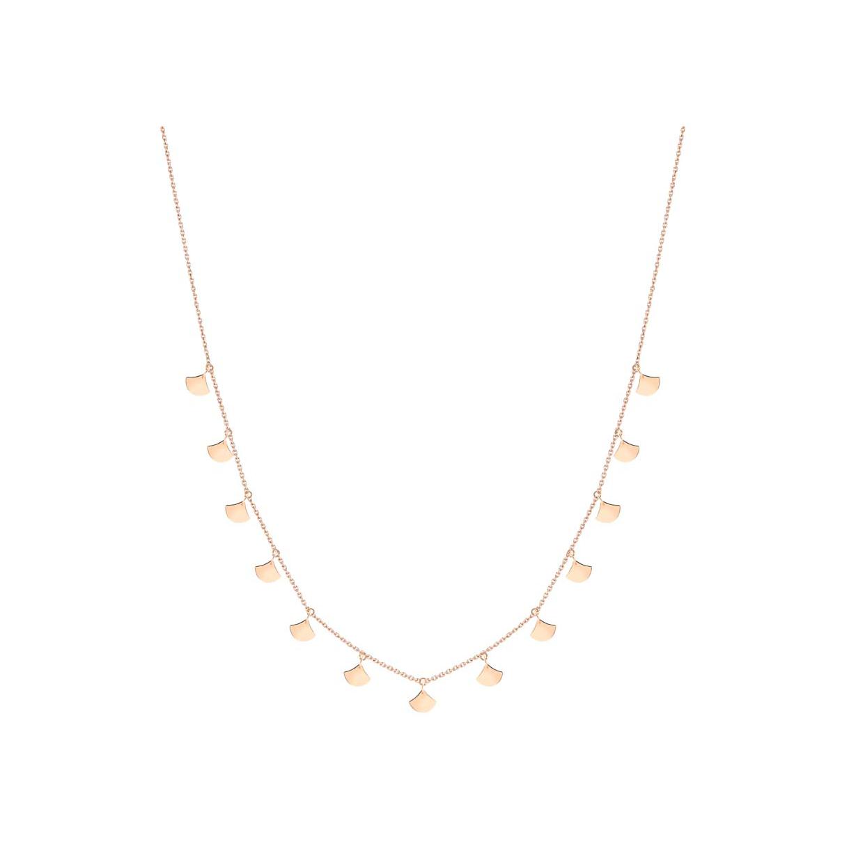 Collier Ginette NY TINY KOI en or rose