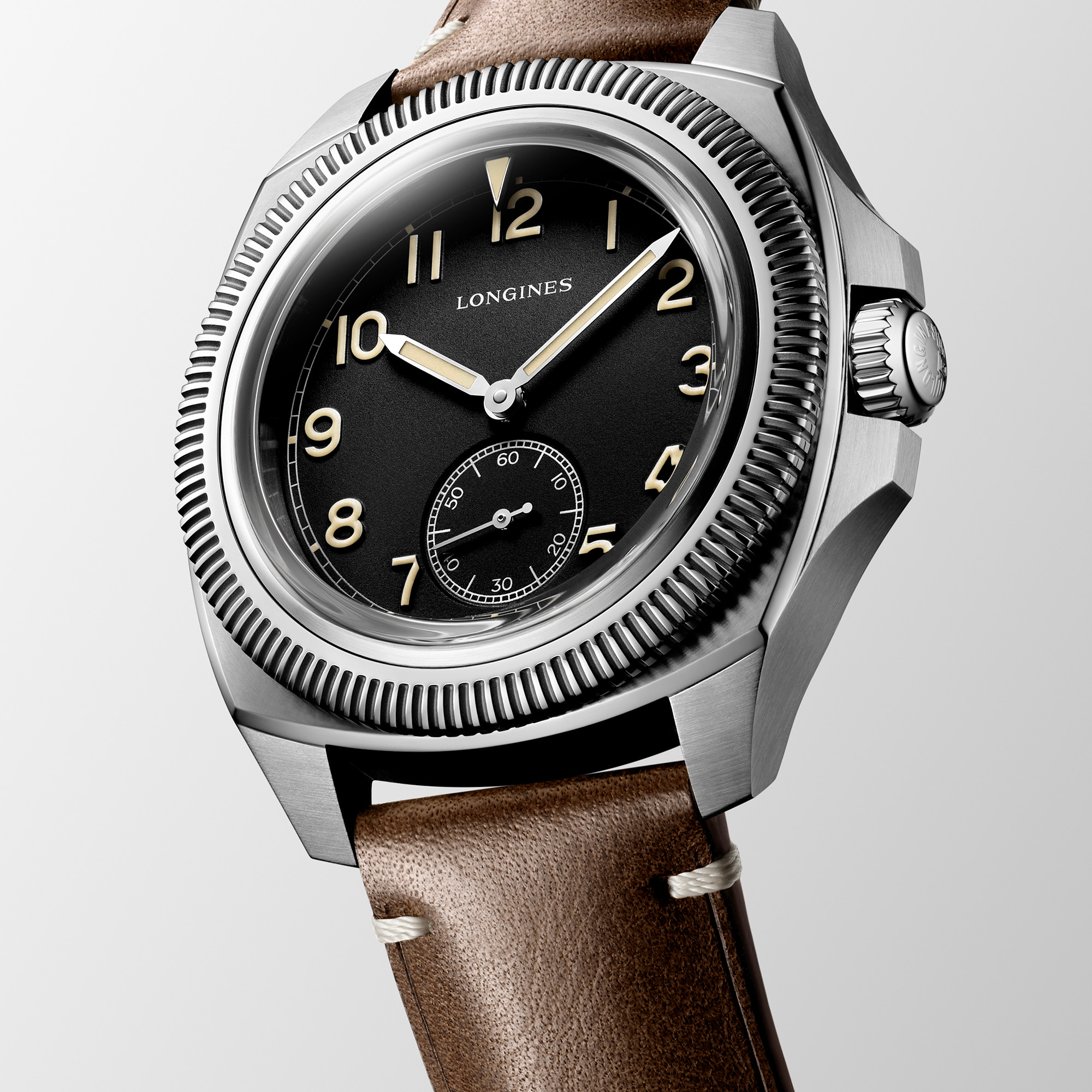Montre Longines Pilot Majetek L2.838.4.53.0 bracelet Cuir L2.838.4.53.0