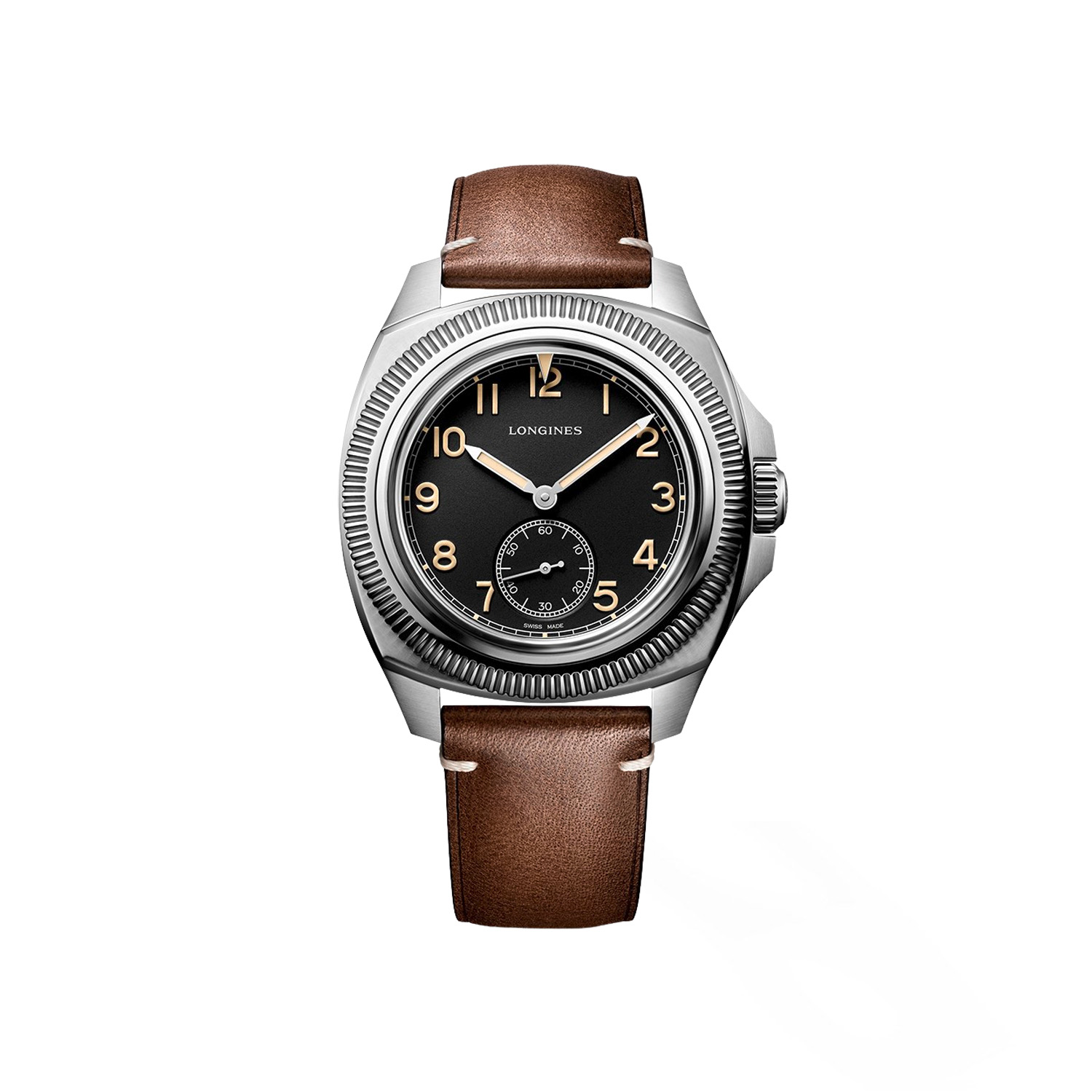 Montre Longines Pilot Majetek L2.838.4.53.0 bracelet Cuir L2.838.4.53.0