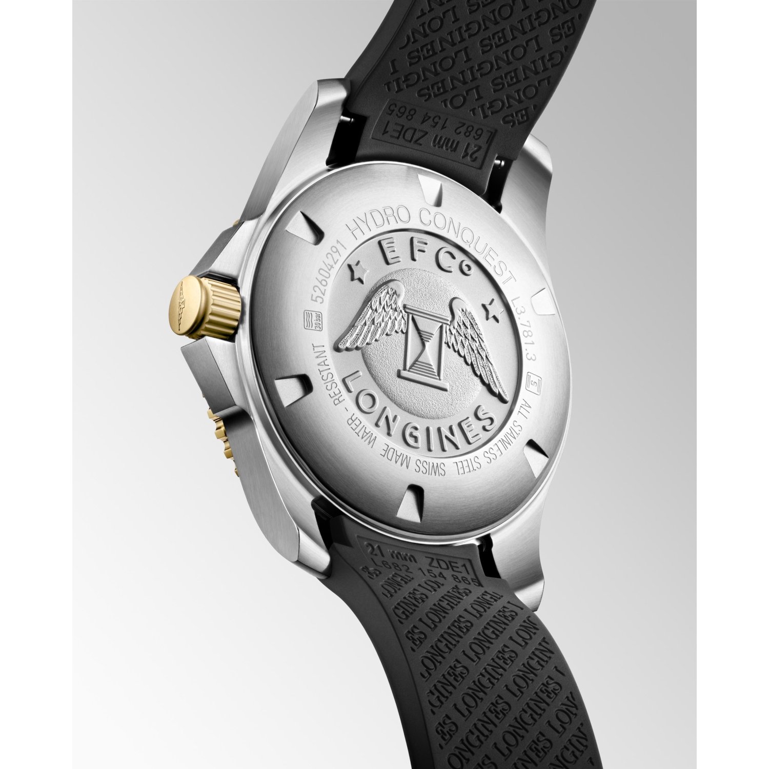 Montre Longines HydroConquest automatique 44 mm L3.841.4.96.6 - Lepage