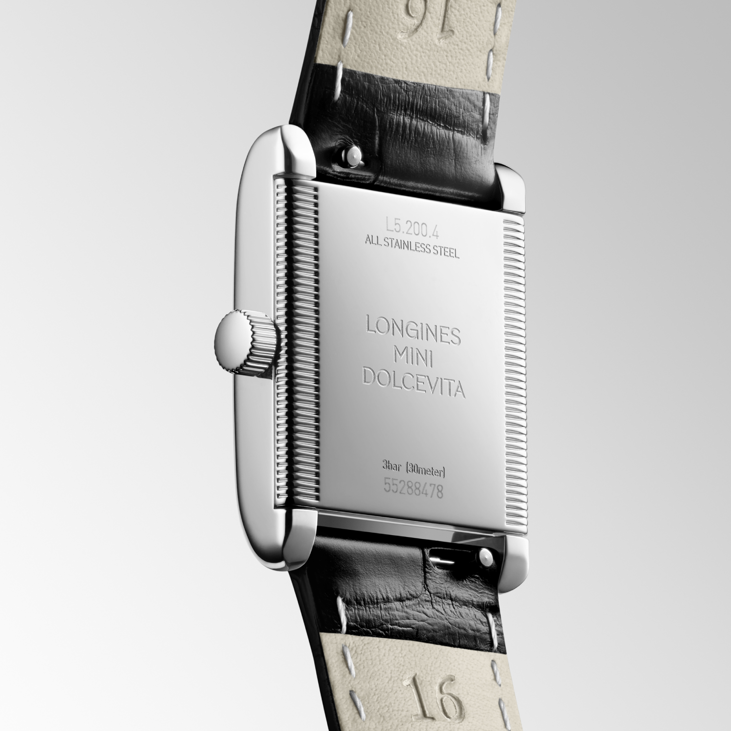 Montre Longines Mini DolceVita L5.200.4.75.2 bracelet Cuir d'alligator L5.200.4.75.2