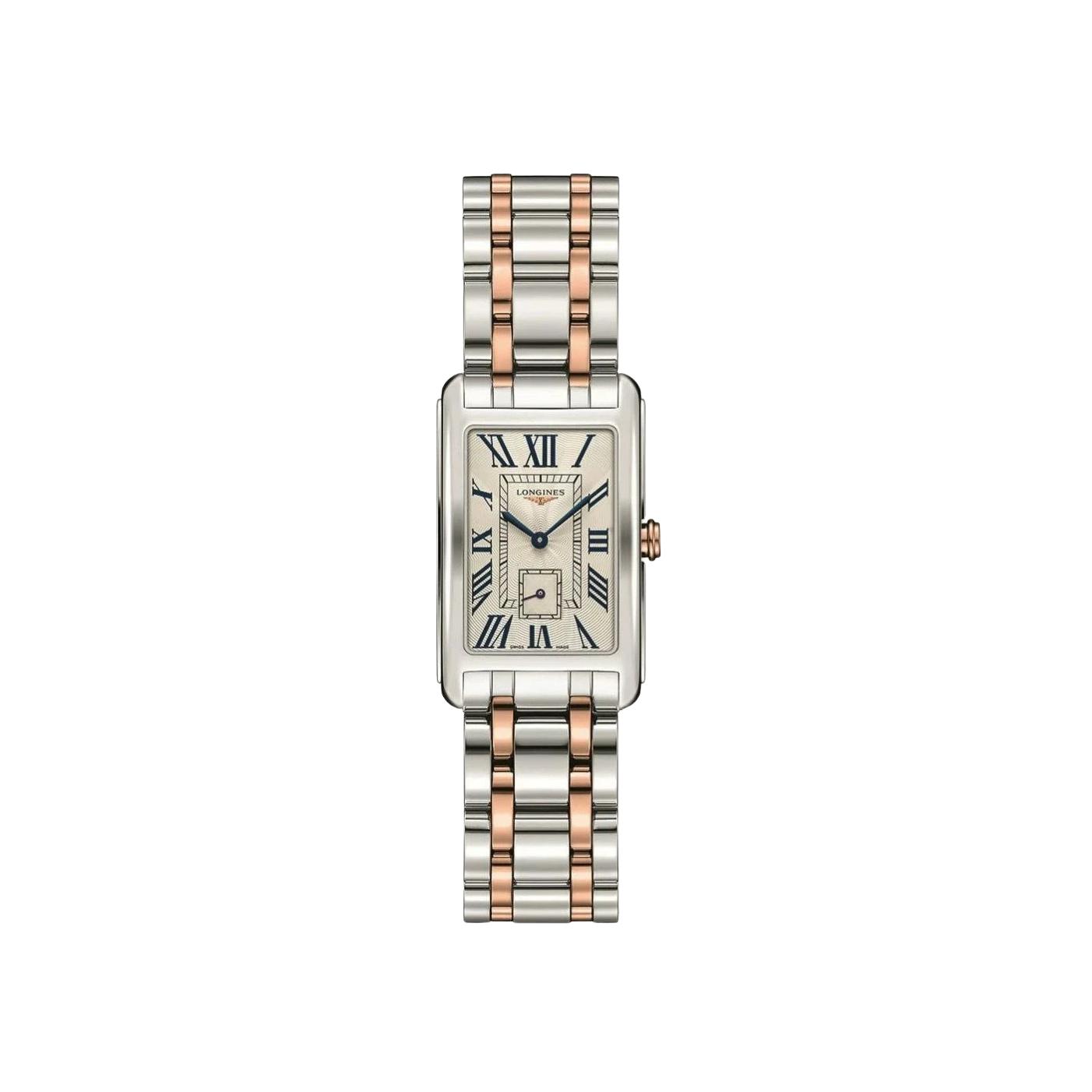 Montre Longines DolceVita L5.512.5.71.7 bracelet Acier/Plaqué or rose L5.512.5.71.7