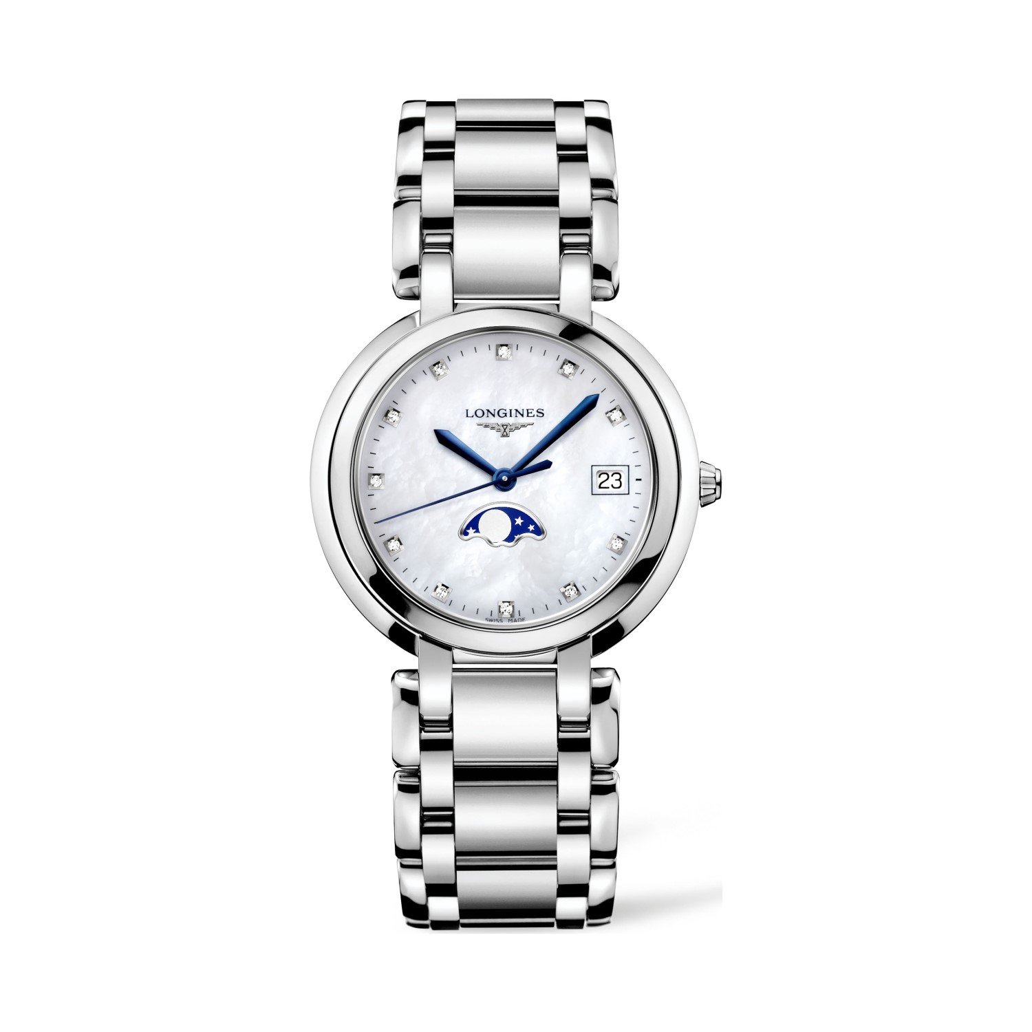 Montre Longines PrimaLuna L8.116.4.87.6 bracelet Acier L8.116.4.87.6