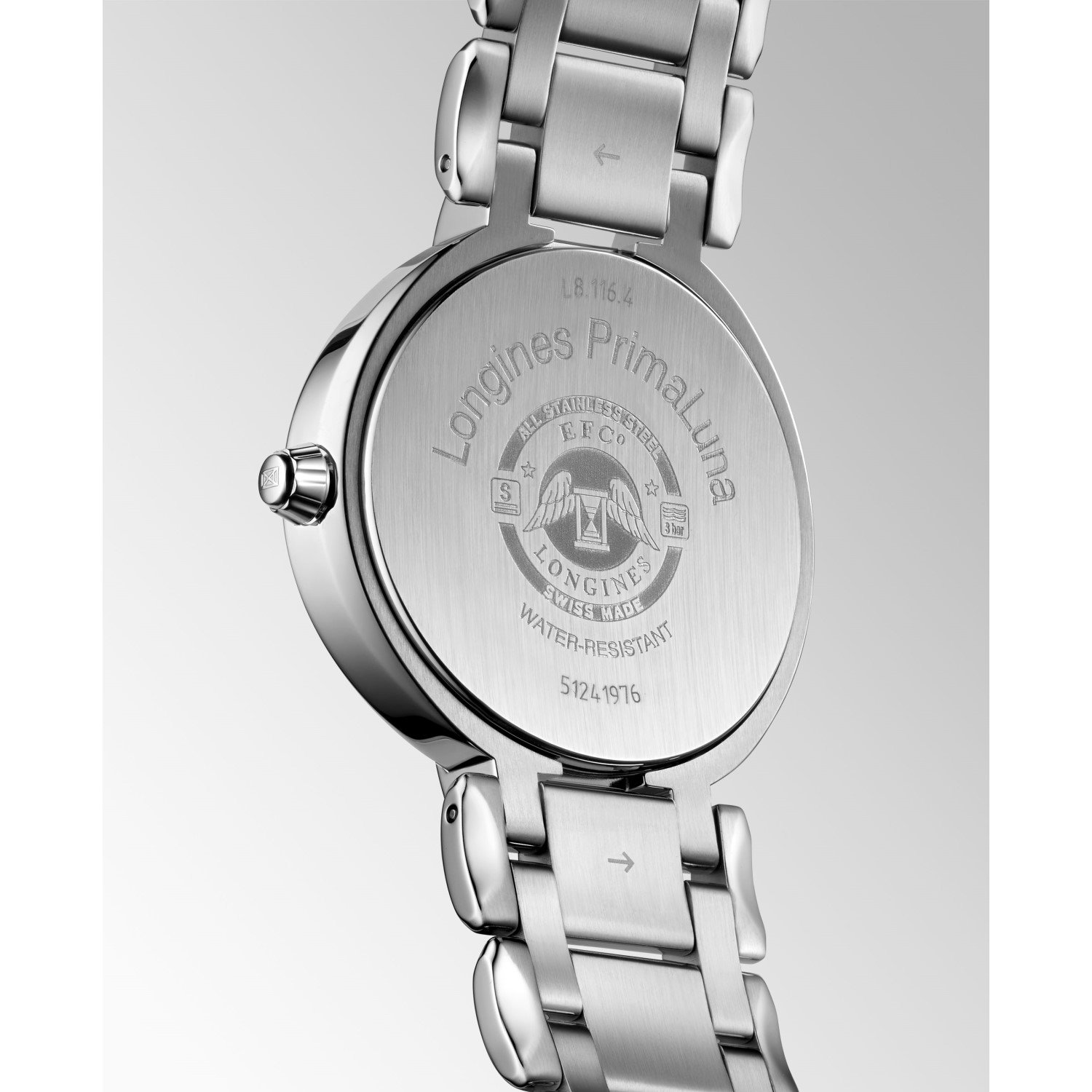 Montre Longines PrimaLuna L8.116.4.87.6 bracelet Acier L8.116.4.87.6