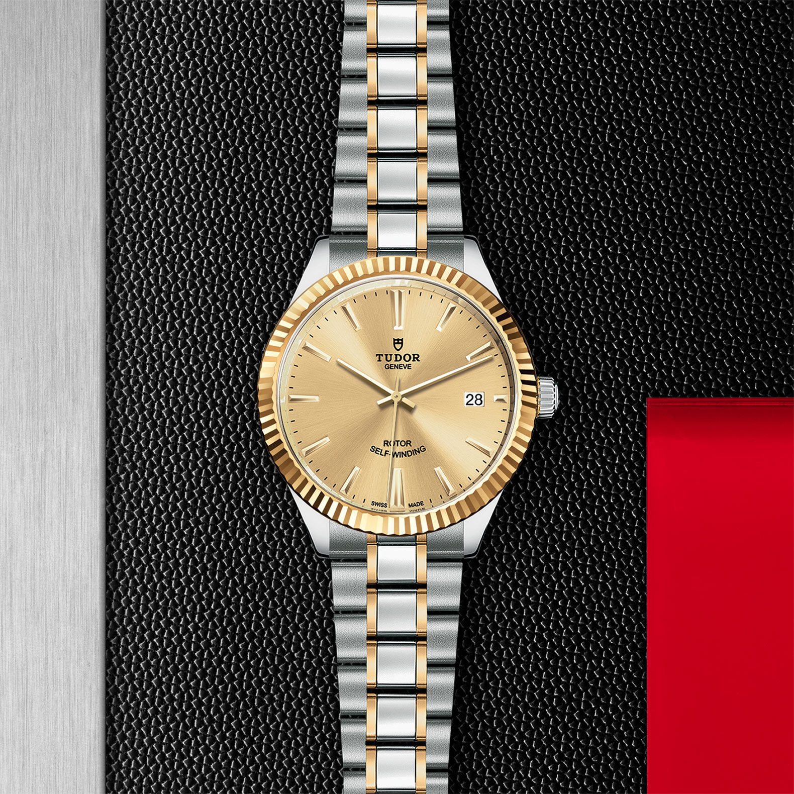 tudor style 38mm fluted bezel