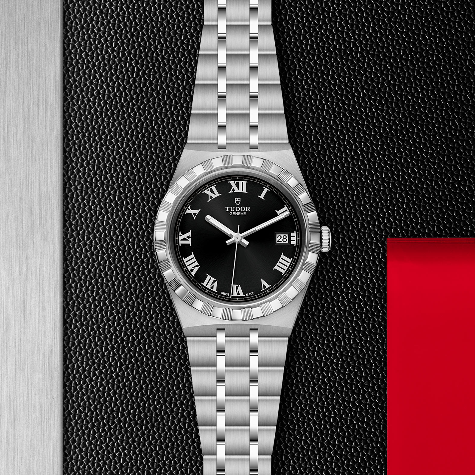 Purchase TUDOR Royal 38 mm steel case, darkcoloured dial watch