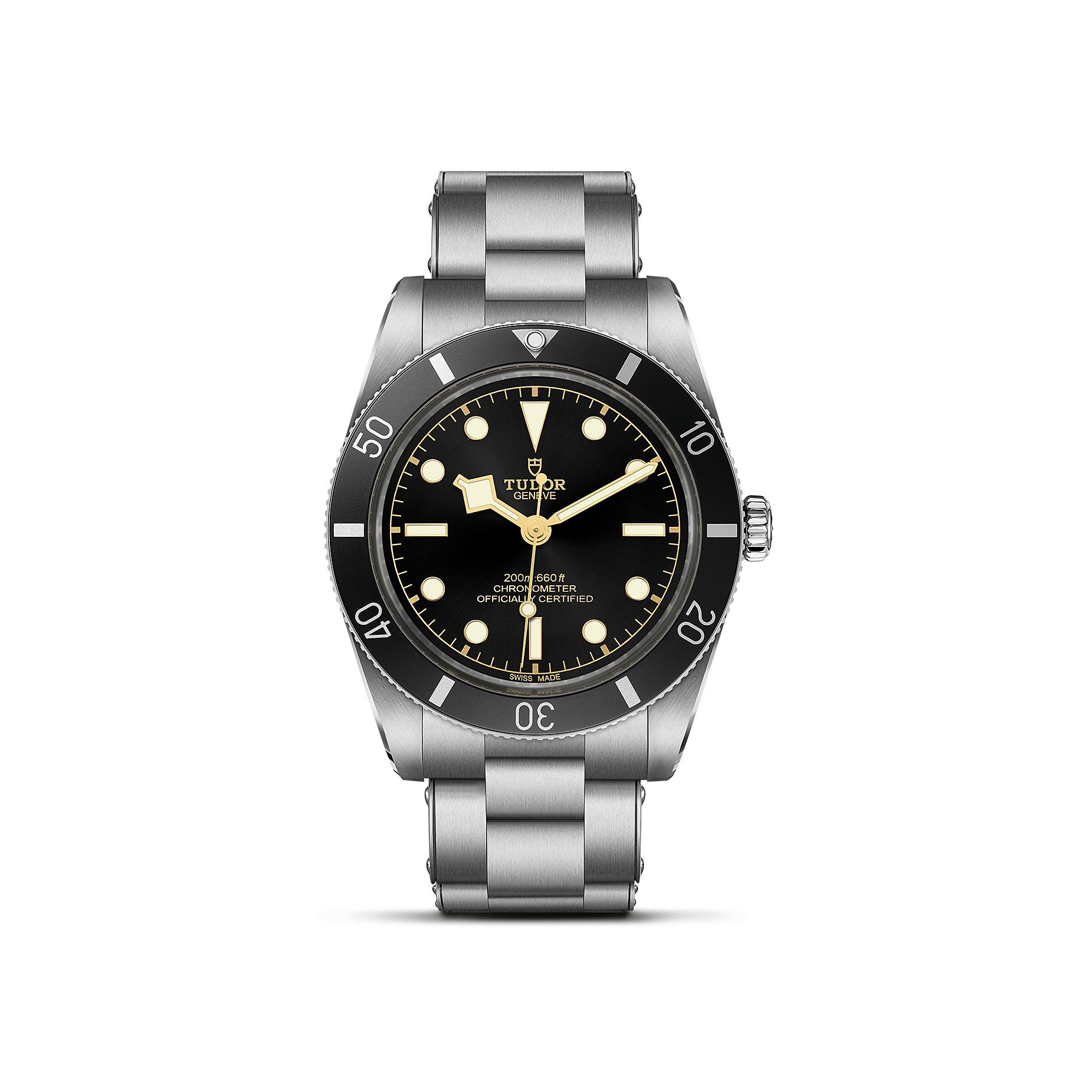 Montre TUDOR Black Bay 54 boîtier en acier, 37 mm, bracelet en acier