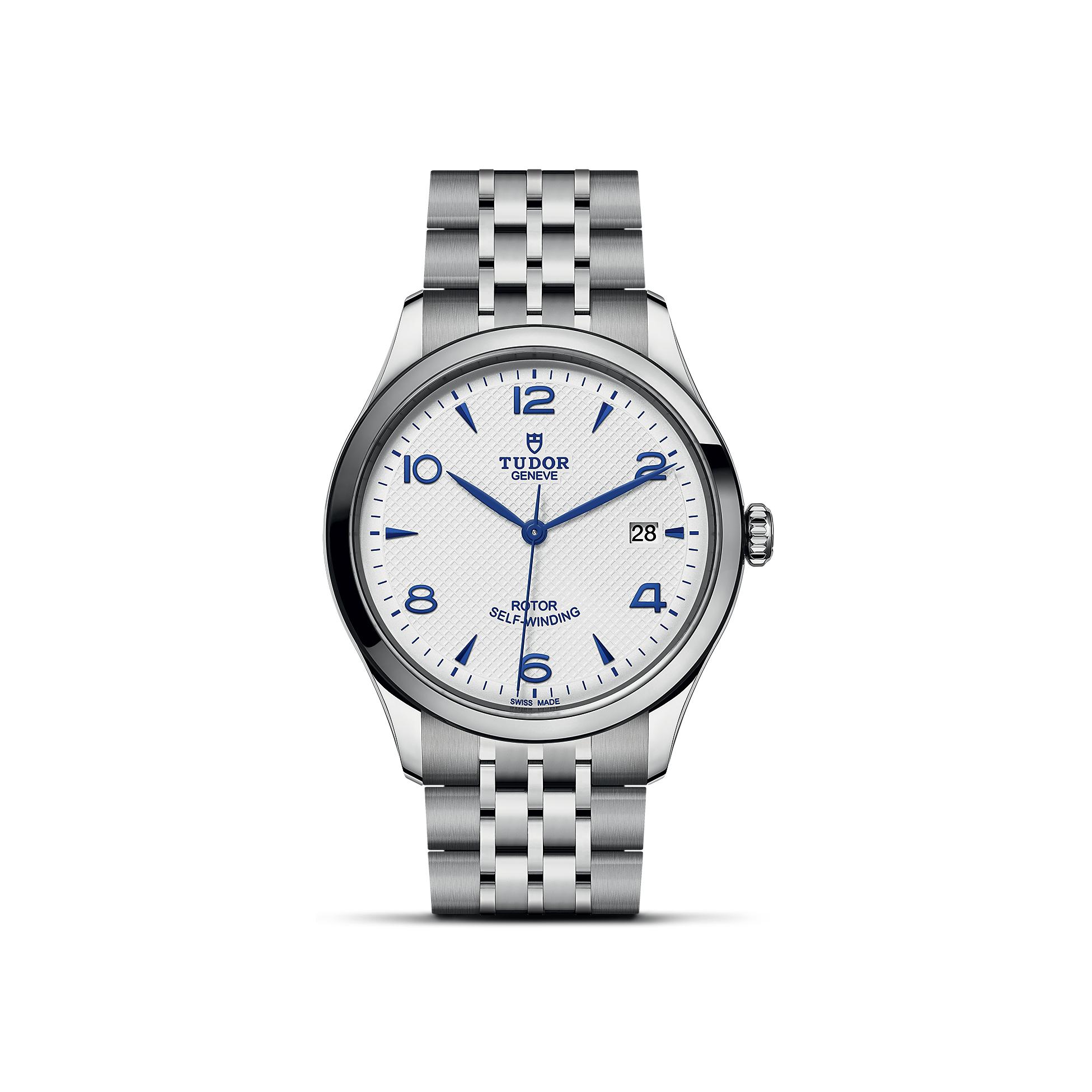 Montre TUDOR 1926 boîtier en acier 39 mm, cadran opalin et bleu