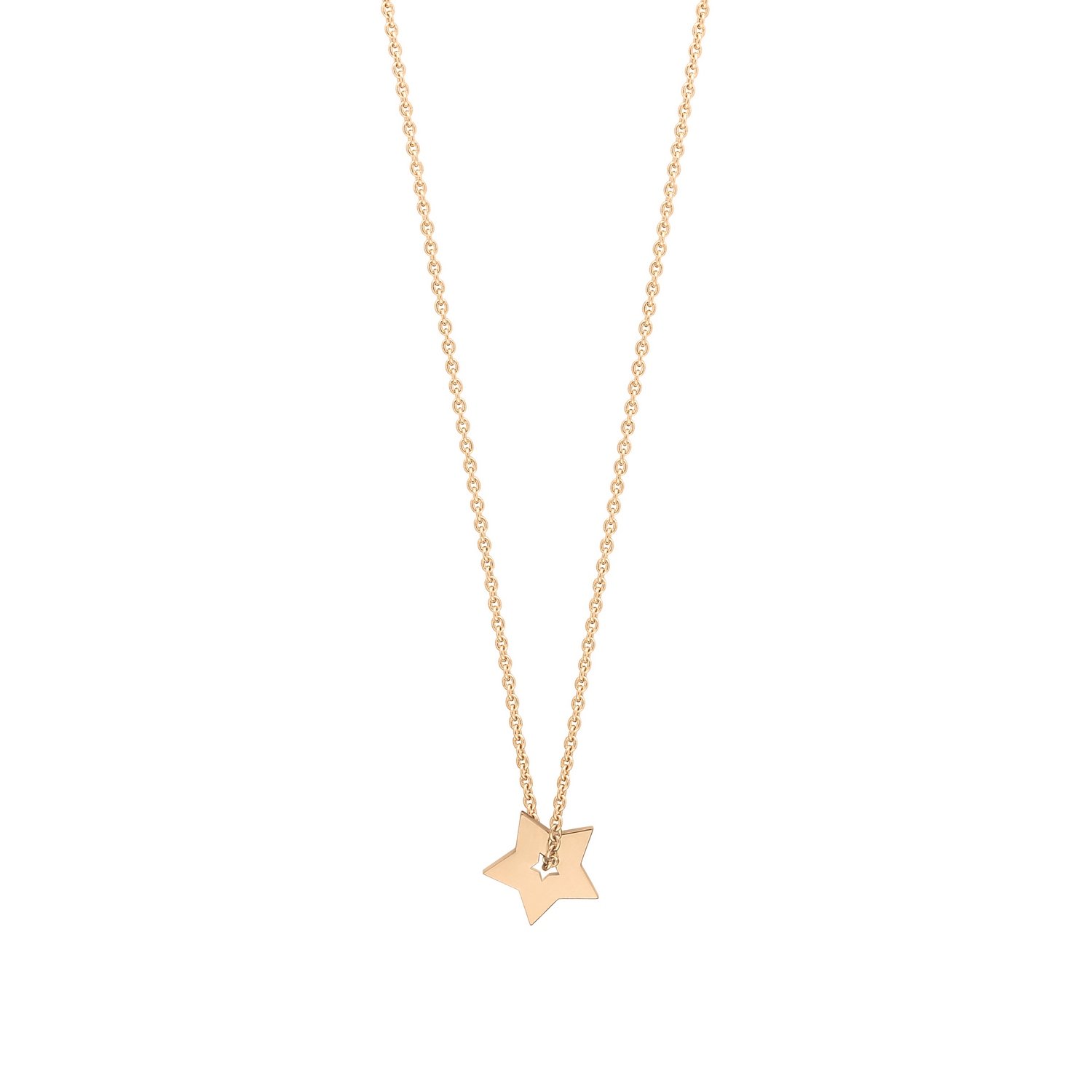 Collier Ginette NY MINIS ON CHAIN en or rose