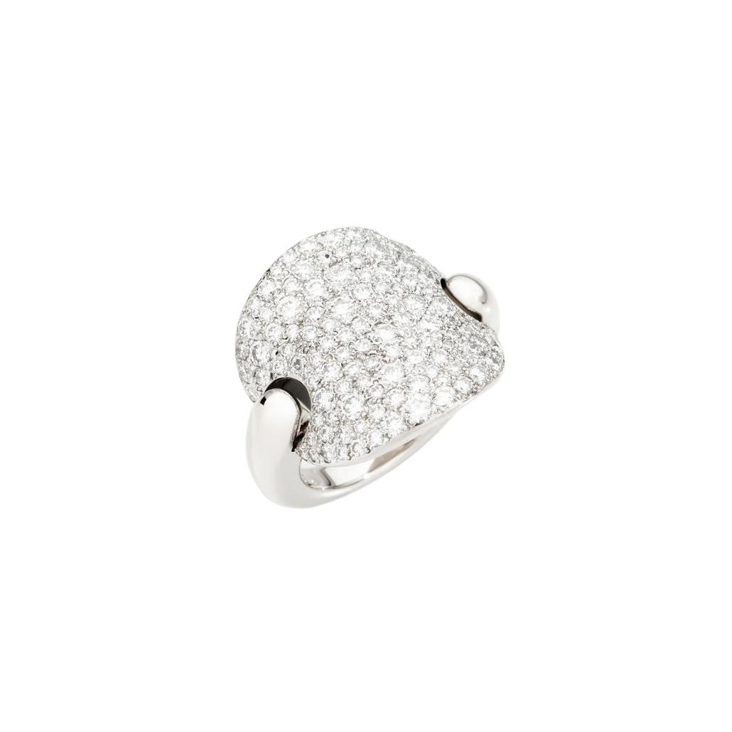 Bague Pomellato Sabbia en or blanc et diamants