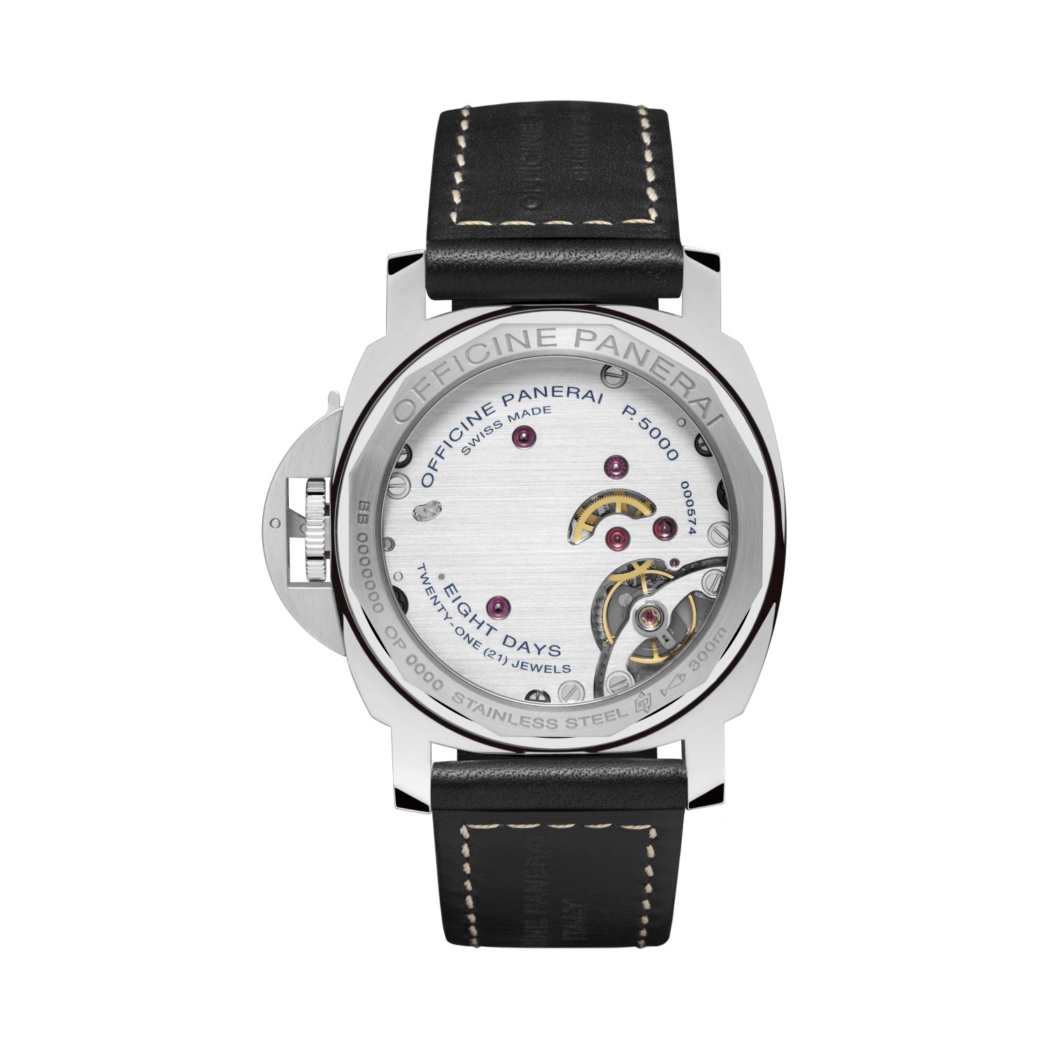 Montre Panerai Luminor Base - 44 mm bracelet Cuir PAM00915