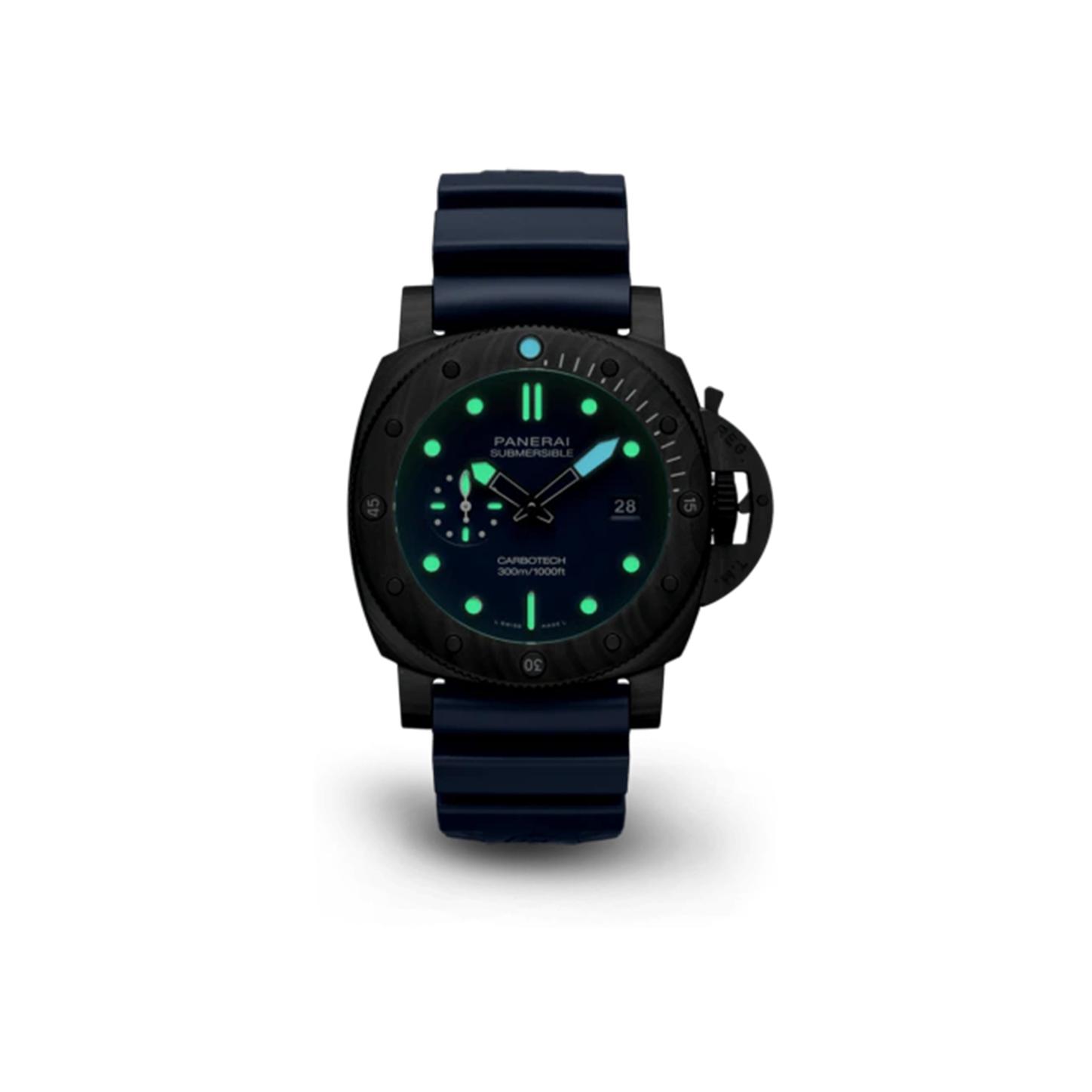 Montre Panerai Submersible QuarantaQuattro Carbotech Blu Abisso