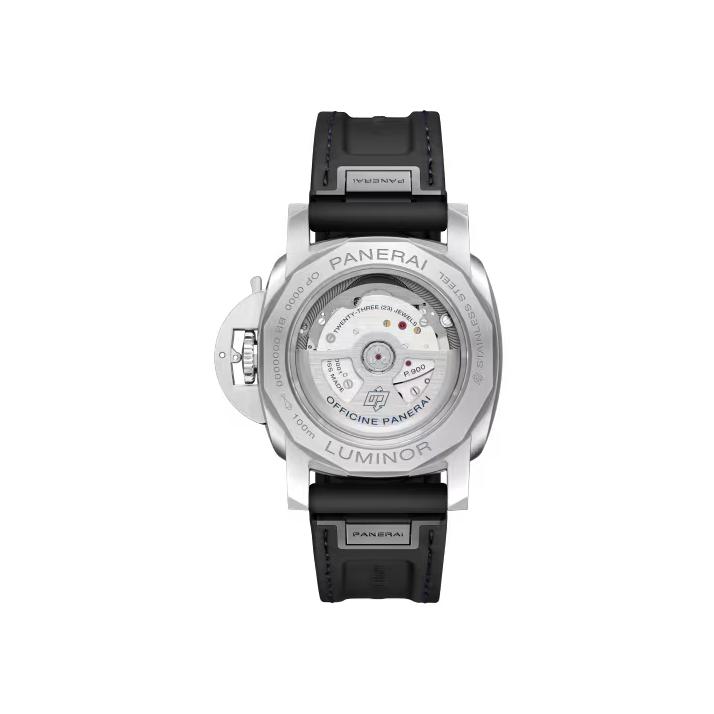 Montre Panerai Luminor Quaranta BiTempo Luna Rossa bracelet Caoutchouc/Textile PAM01404