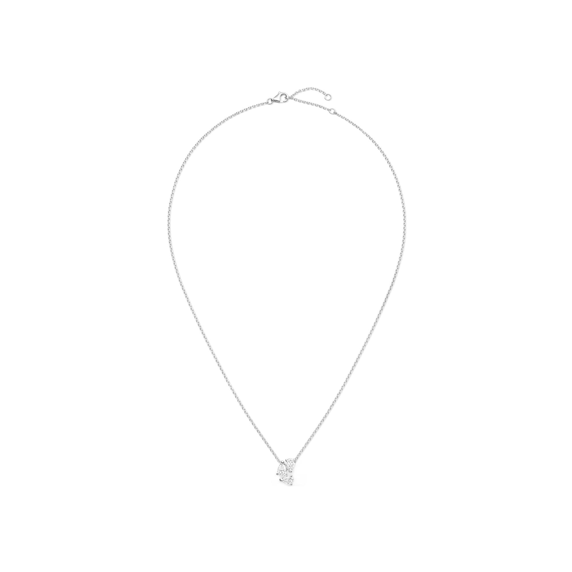 Collier Repossi Serti sur Vide en or blanc et diamants