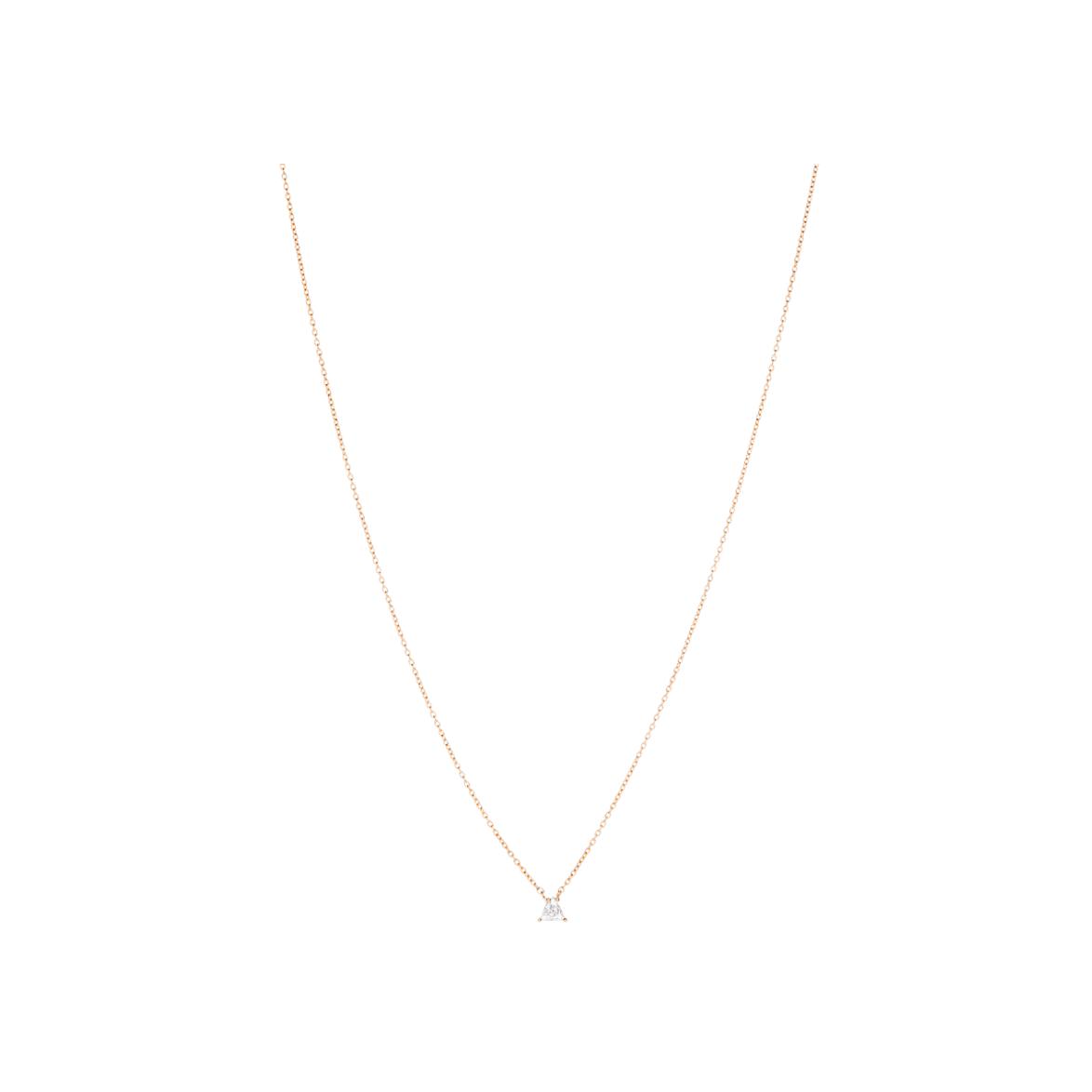 Collier Raynal Solo en or rose et diamant