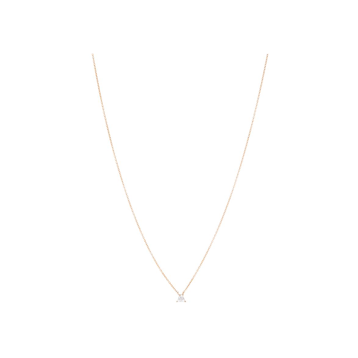 Collier Raynal Solo en or rose et diamant