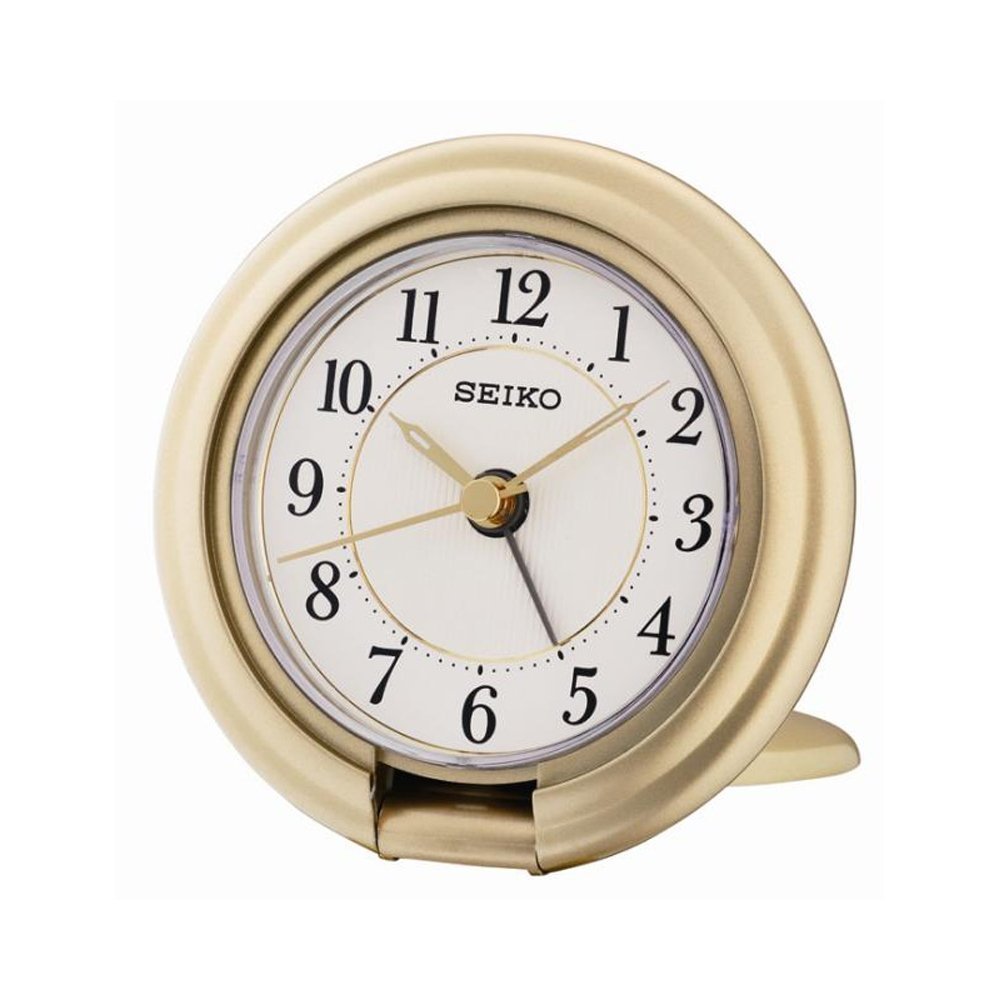 Seiko Réveil De Voyage Plastique - Alarme, Fonction Snooze, Design Compact