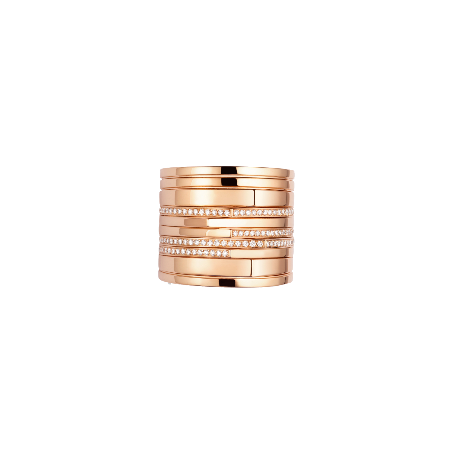 Bague Repossi Antifer &#34;10 years&#34; en or rose et diamants