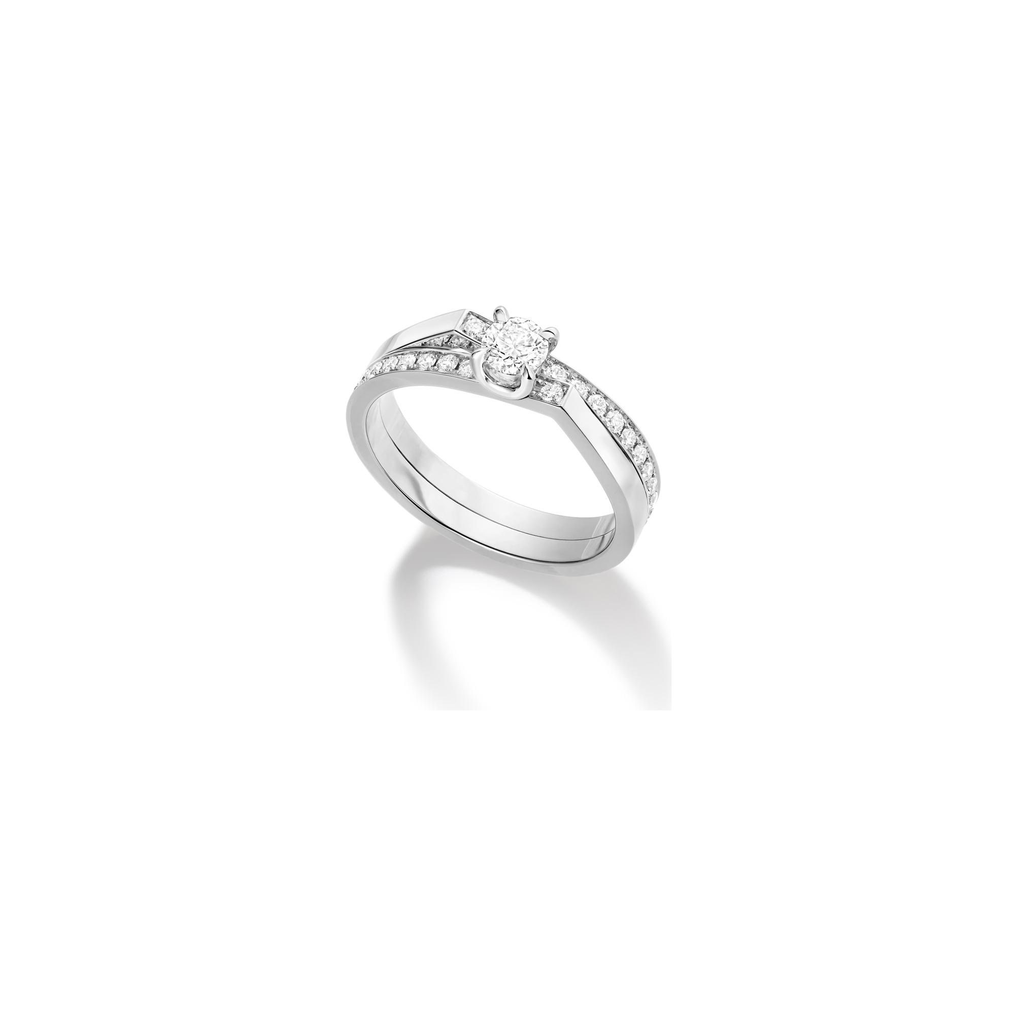 Bague Repossi Antifer en platine et diamants