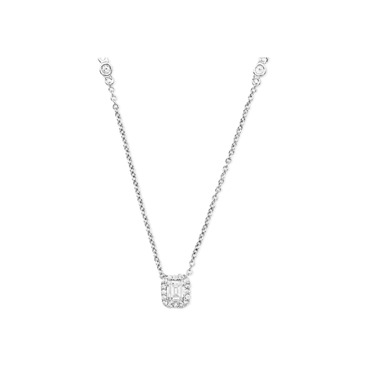 Collier Raynal en or blanc et diamants