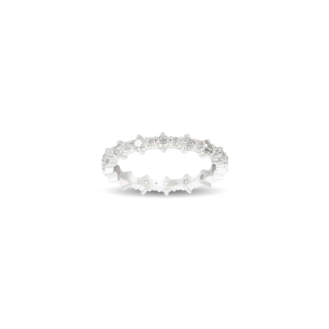 Alliance Raynal en or blanc et diamants