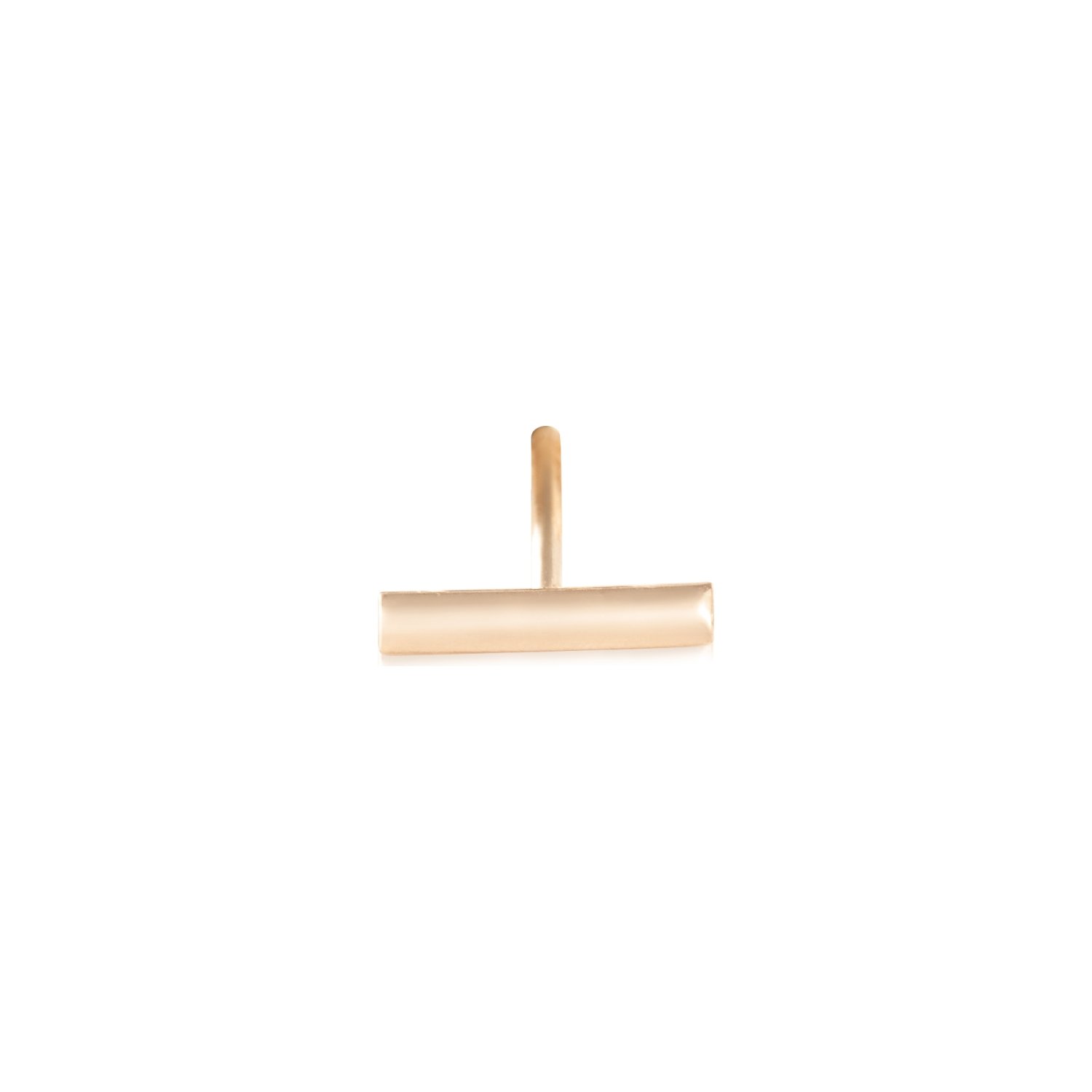 Mono boucle d'oreille Ginette NY GOLD STRIP en or rose