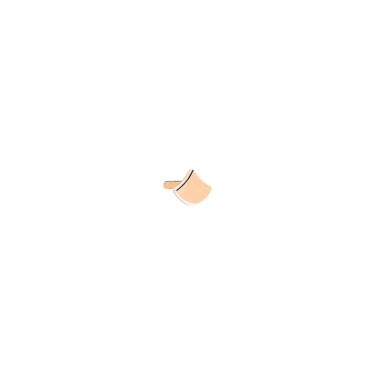 Mono boucle d'oreille Ginette NY TINY KOI en or rose